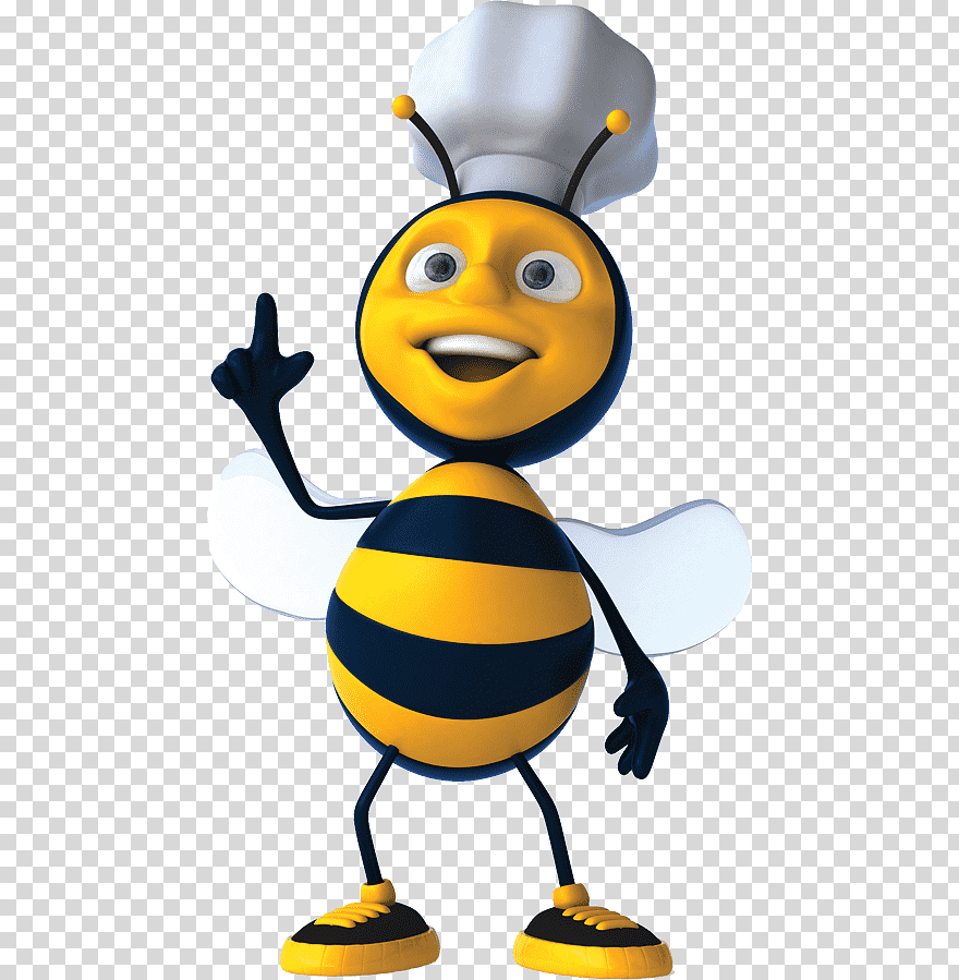 Worker bee graphy Bee sting, bee, honey Bee, insects, cartoon