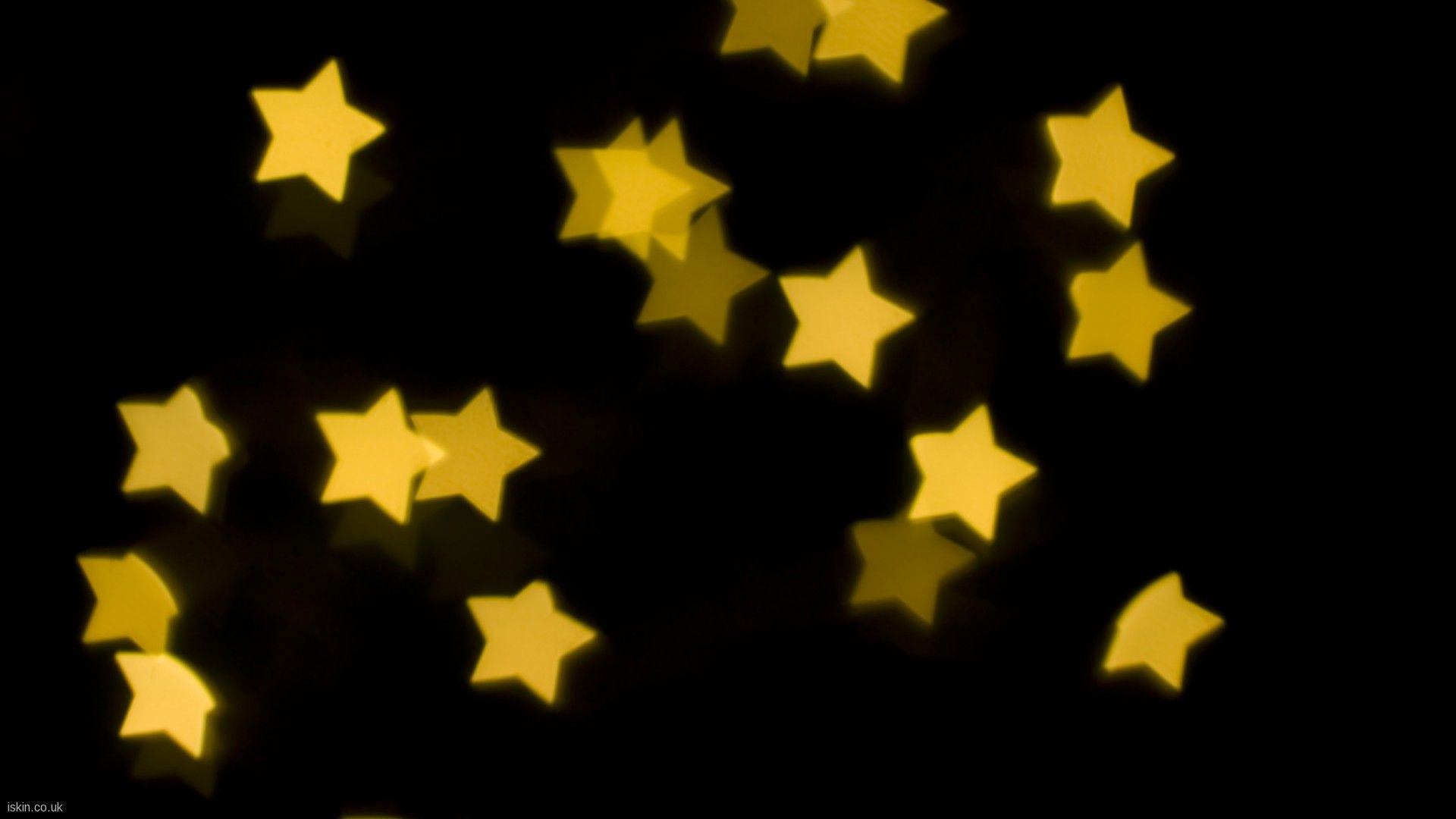 Stars, yellow, light, wallpaper, glowing