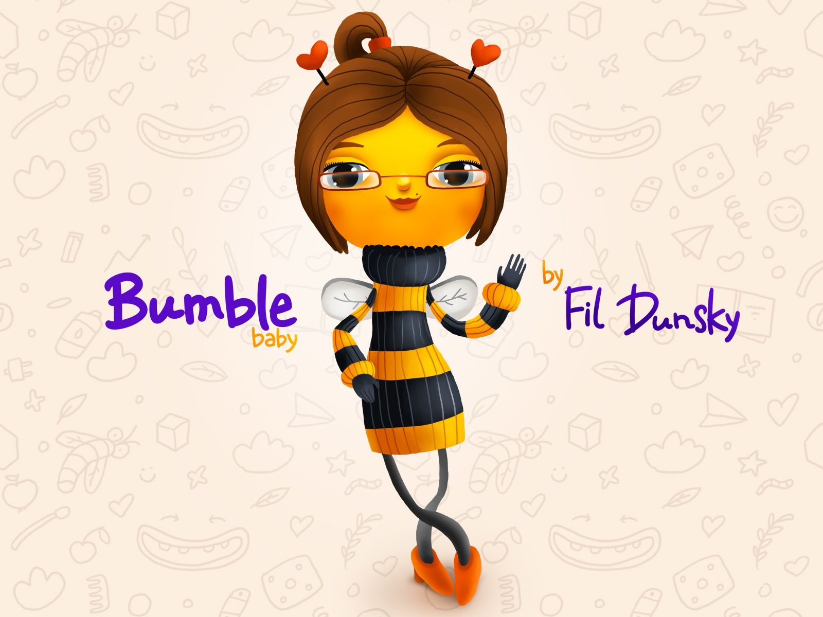 Bumble Bee female character design by Fil Dunsky on Dribbble