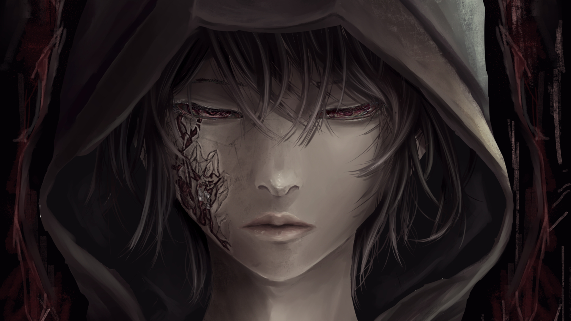 Hooded Sad Anime Boy Wallpapers - Wallpaper Cave