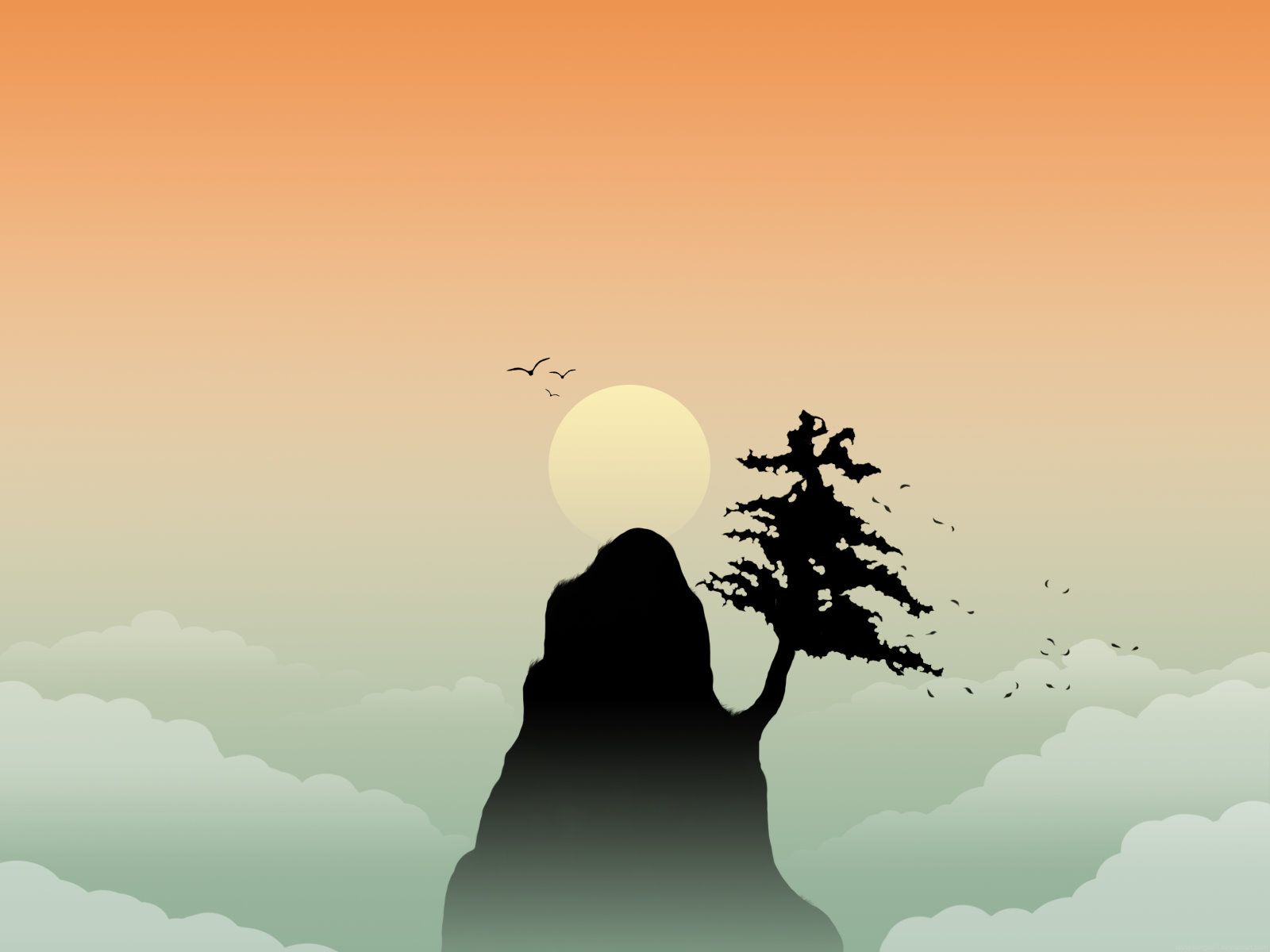 Minimalist Desktop Wallpaper Zen