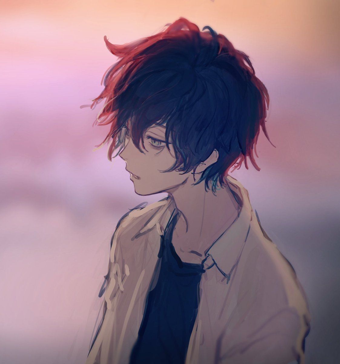 Sad Anime Boy, aesthetic, rain, depressed, anime boys, window, lonely, HD  phone wallpaper | Peakpx