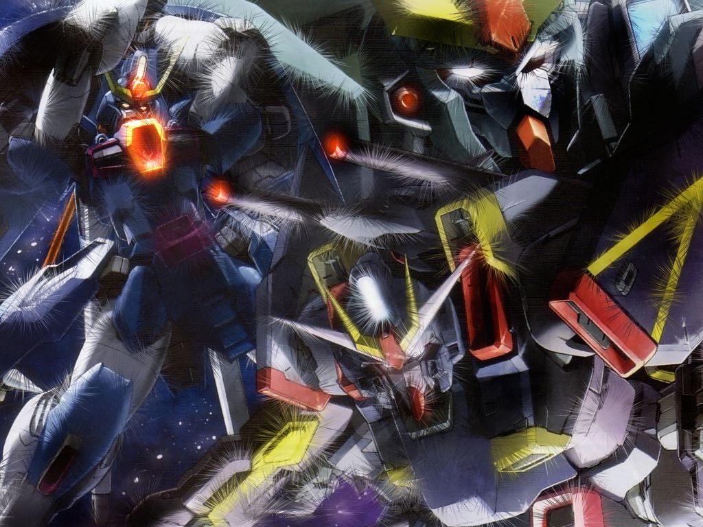 Mobile Suit Gundam SEED Destiny Wallpaper: Gaia, Chaos, Abyss
