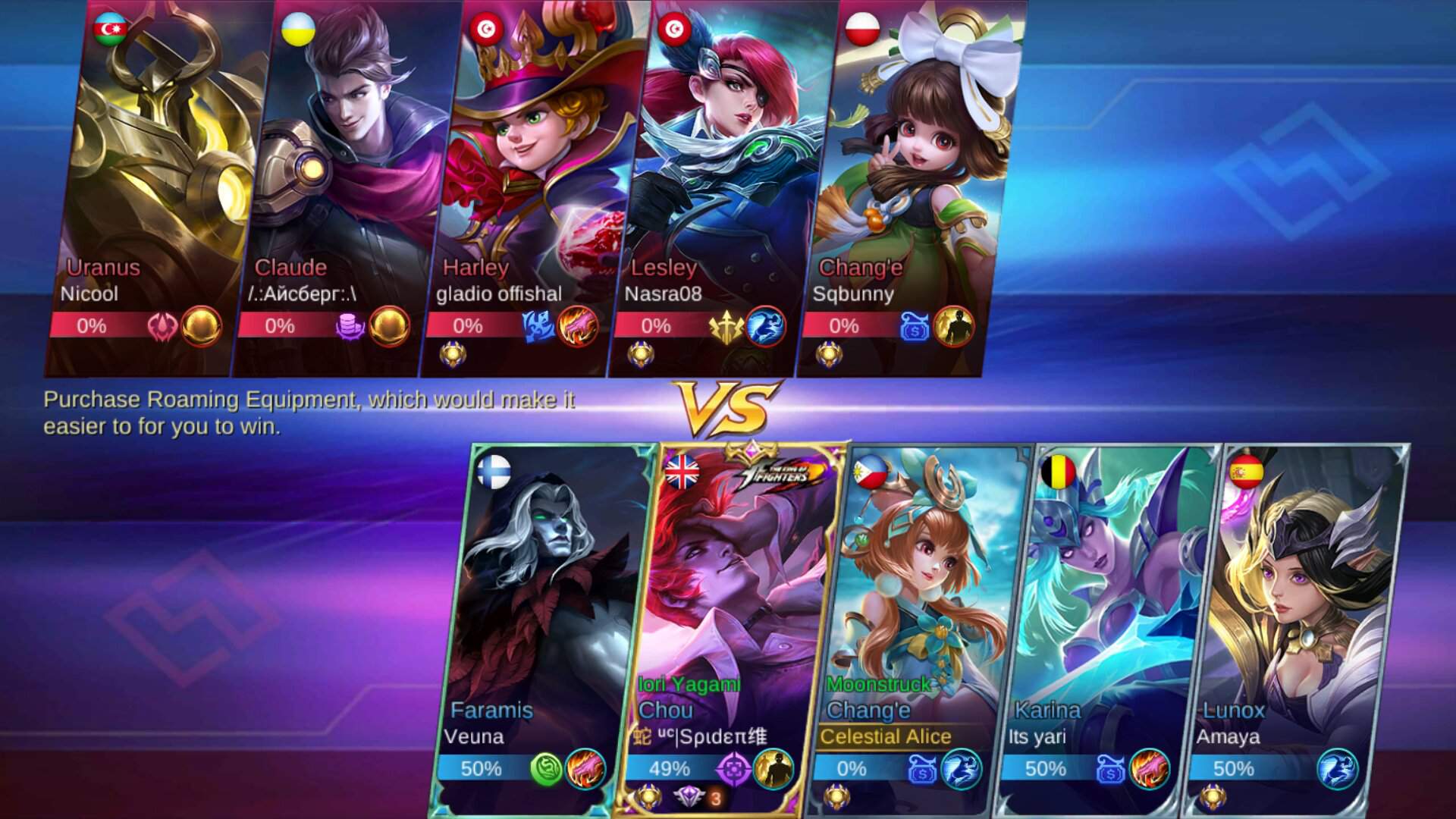 I met another KOF :D. Mobile Legends Amino Amino