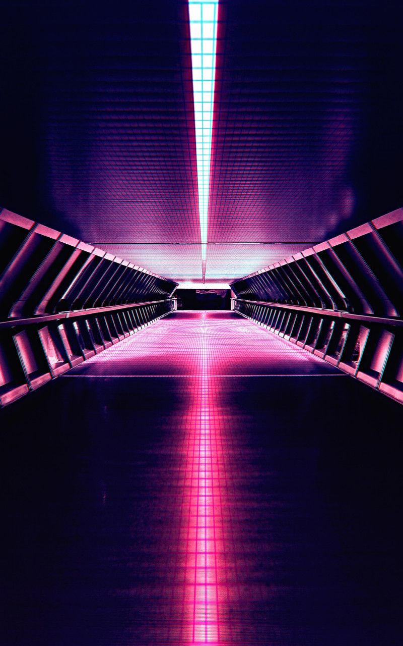 Synthwave Aesthetic Corridor 4k Nexus Samsung Galaxy Tab Note Android Tablets HD 4k Wallpaper, Image, Background, Photo and Picture