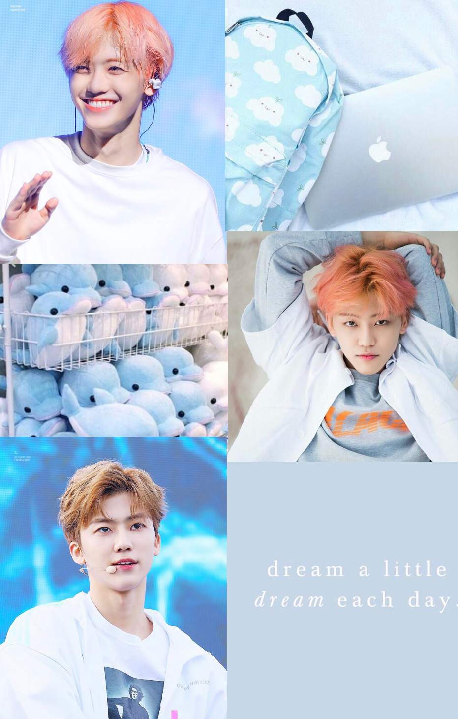 Na Jaemin Pastel Blue Aesthetics (Requested). NCT (엔시티) Amino