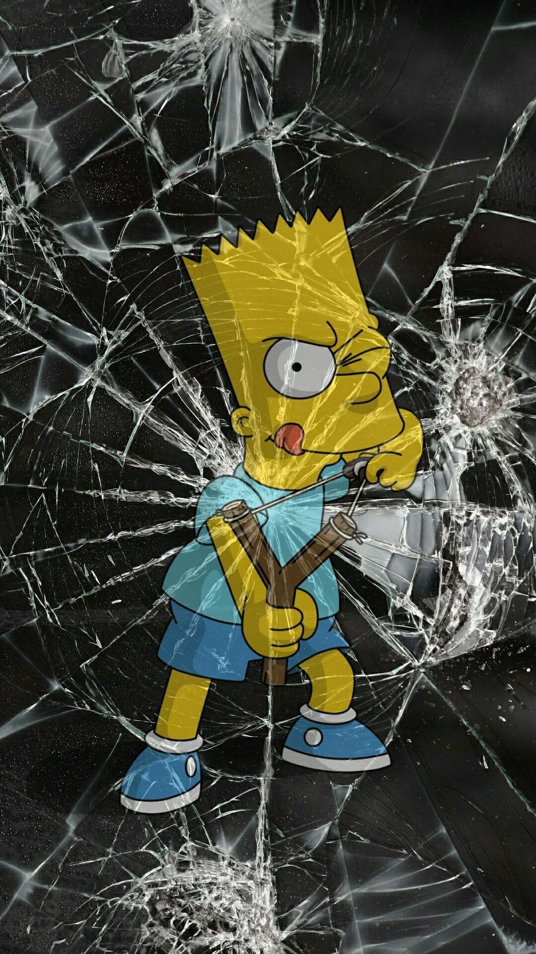 2023 Bart simpson middle finger wallpaper Homer Wallpaper