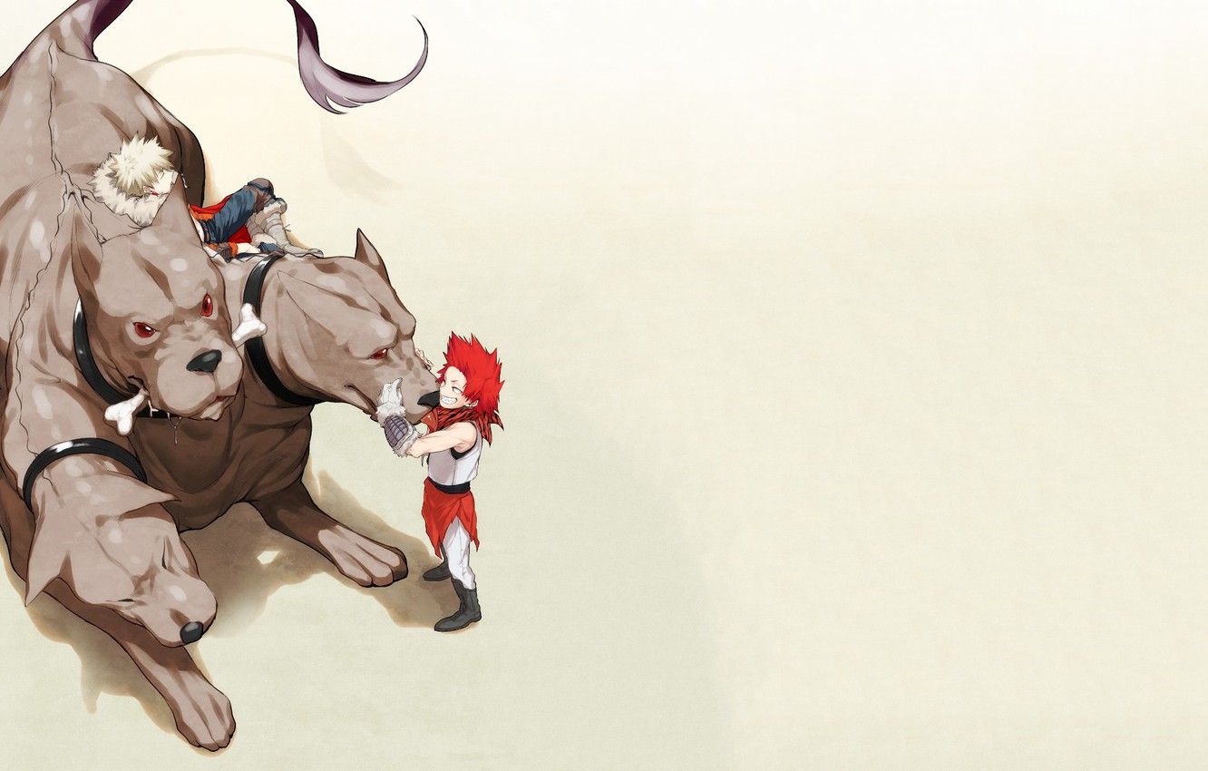 Wallpaper anime, dog, hero, manga, powerful, strong, yuusha