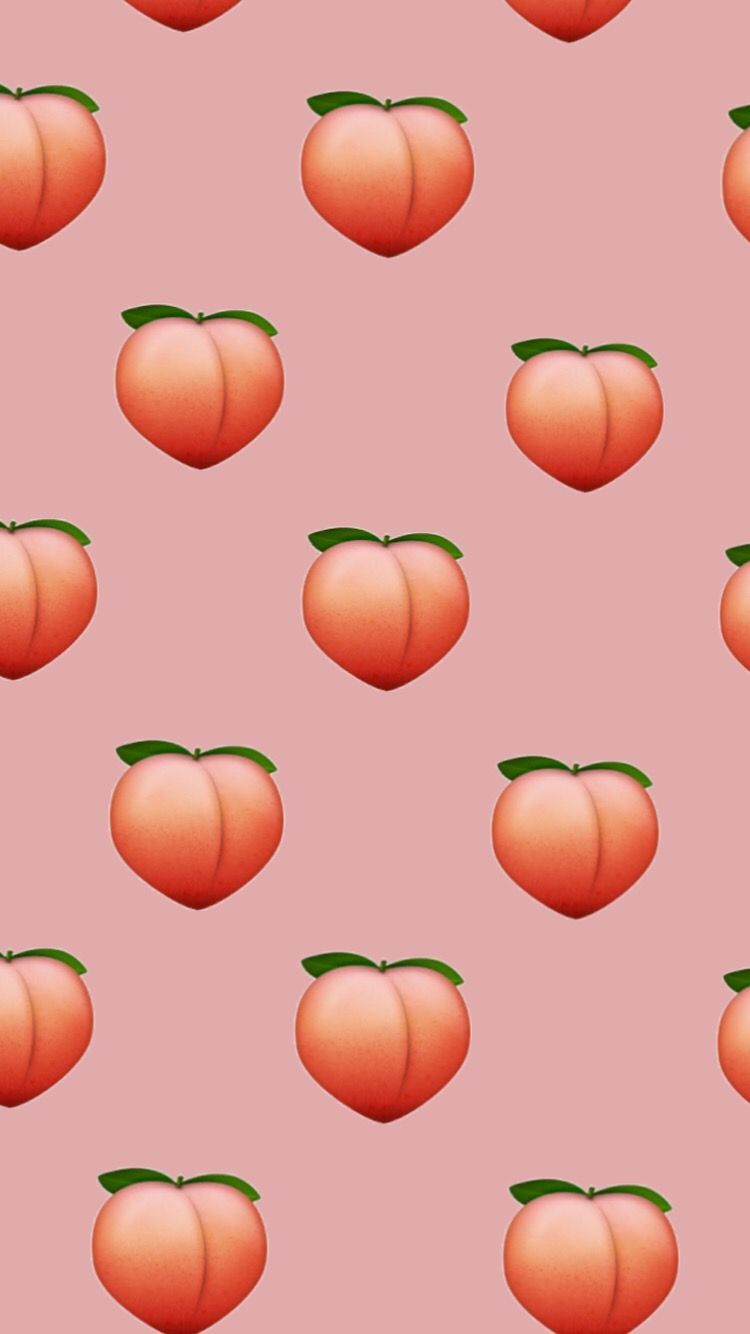 Aesthetic Peach Emoji Wallpaper & Background Download