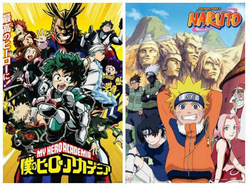 COMPARING MY HERO ACADEMIA TO NARUTO?