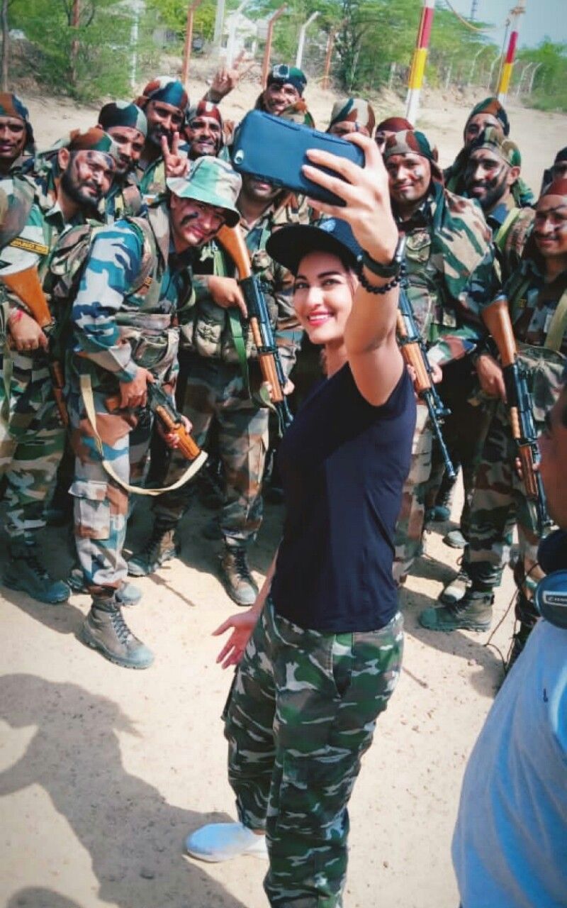 Sonakshi. Army girlfriend picture, Indian army