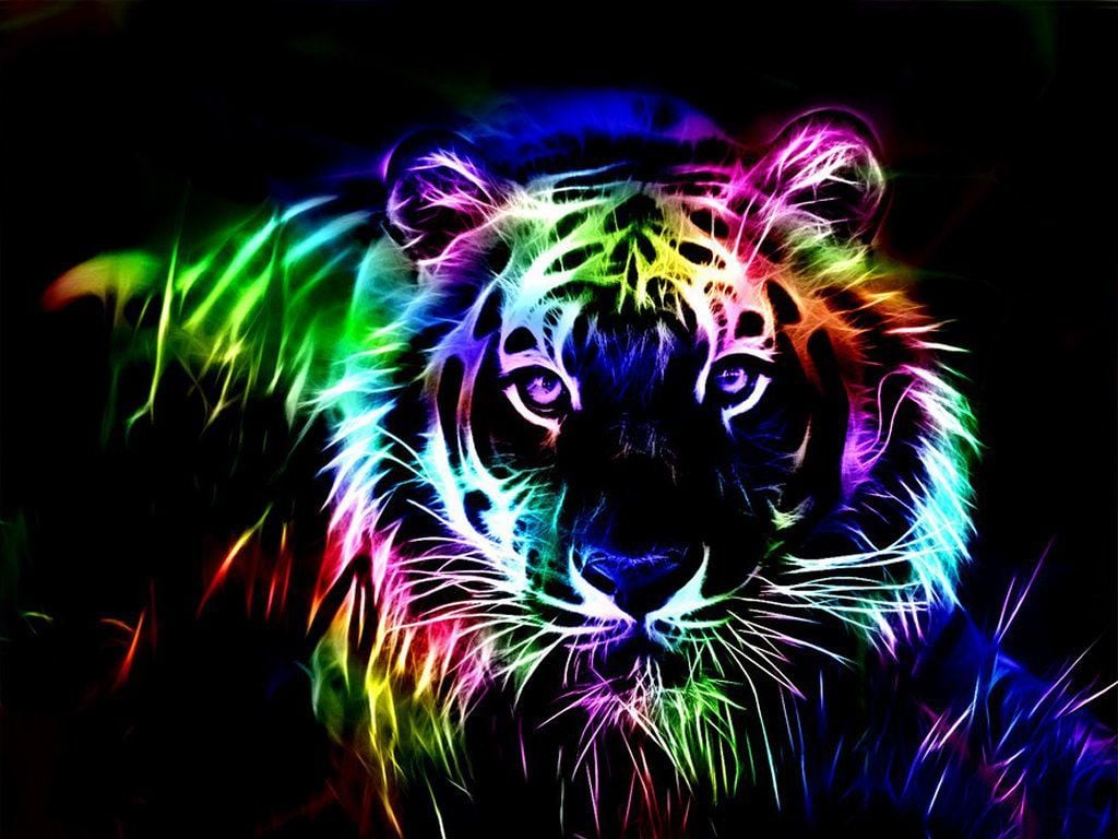 Colorful Tiger Wallpaper. Photo Galleries and Wallpaper. Tiger