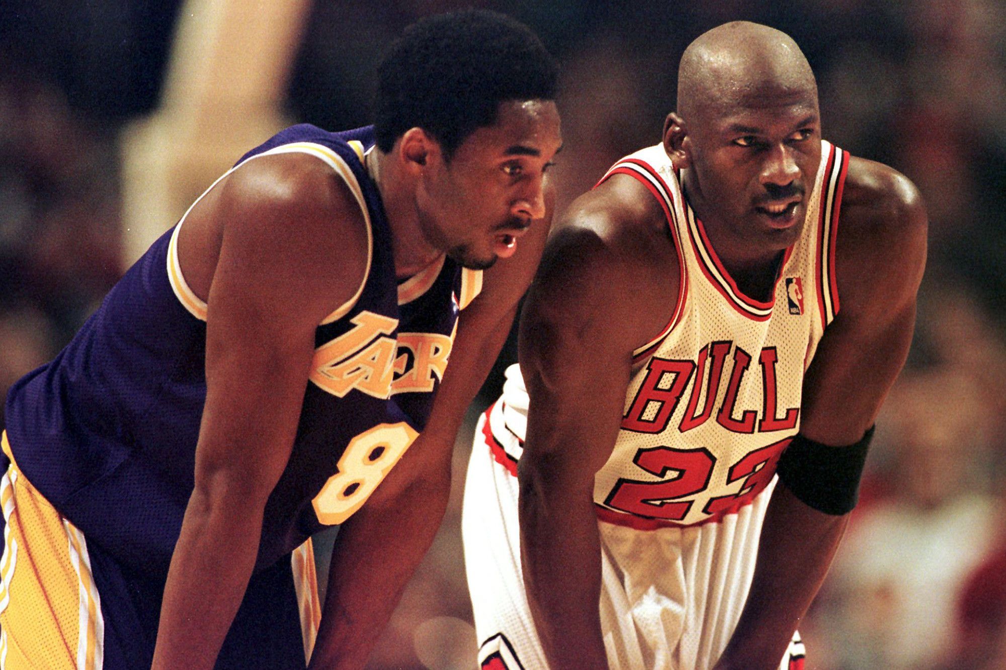 Kobe Bryant and Michael Jordan .wallpaperaccess.com