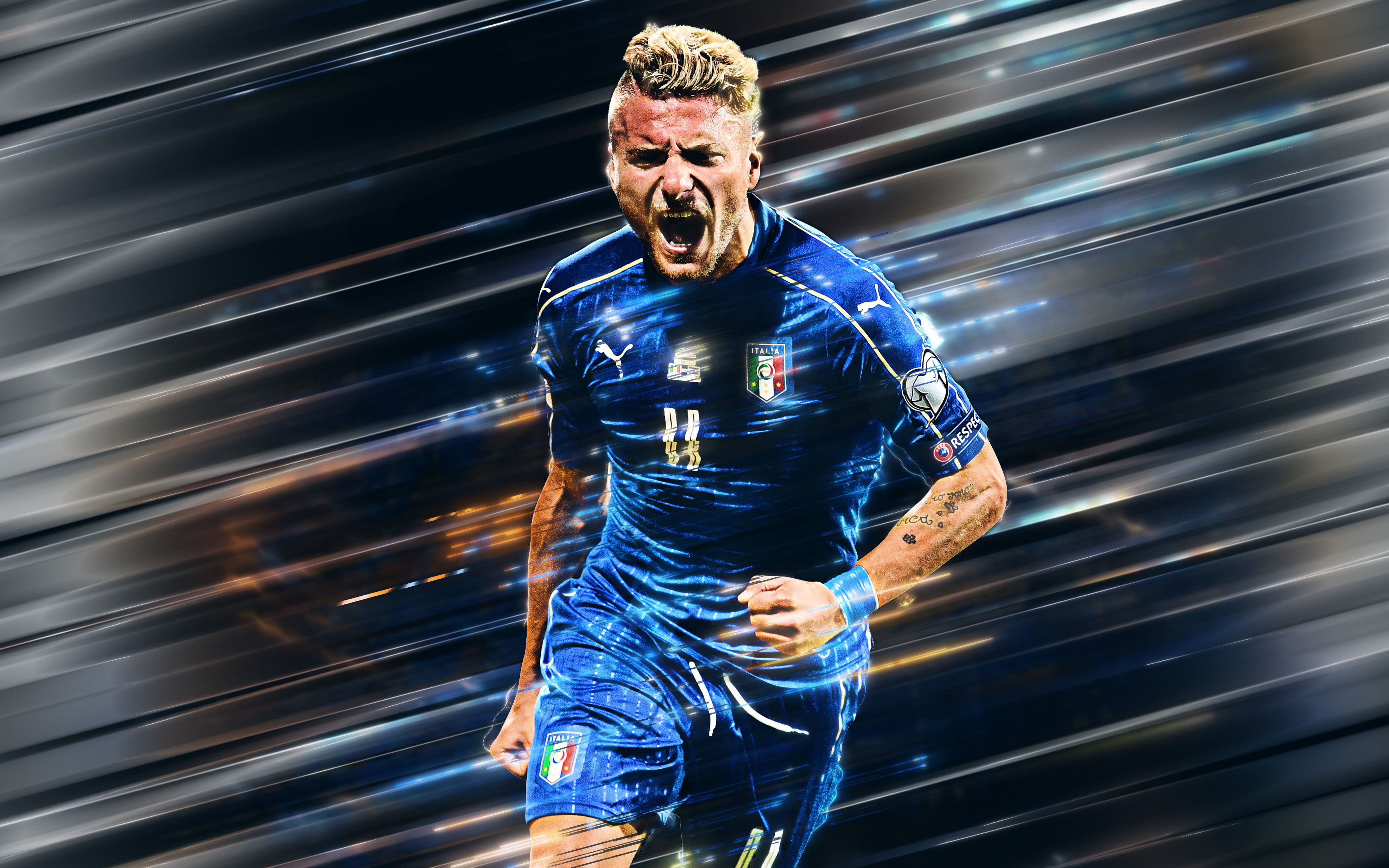 Soccer, Ciro Immobile, Italian, HD wallpaper