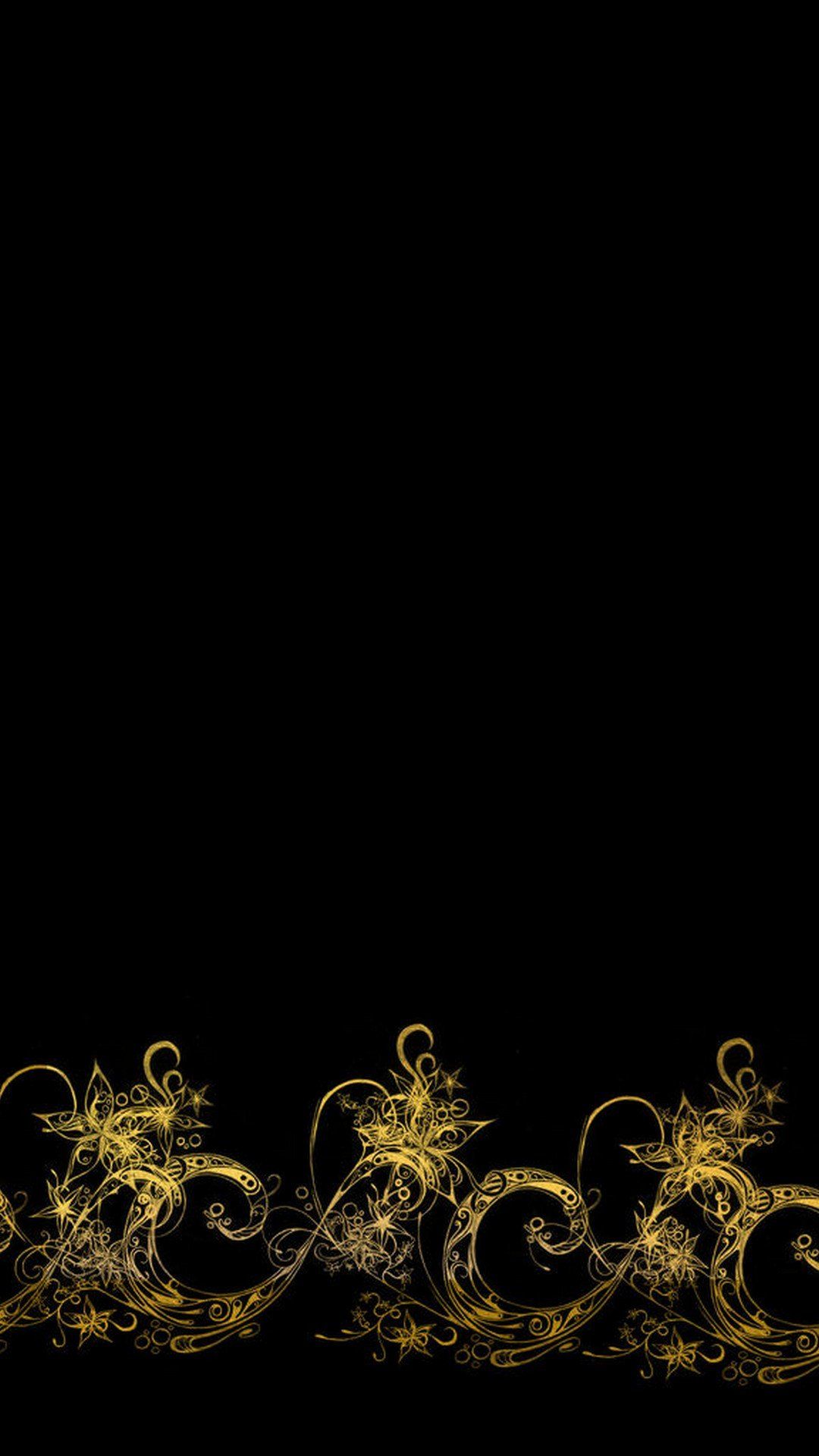Wallpaper Black Gold HD Android