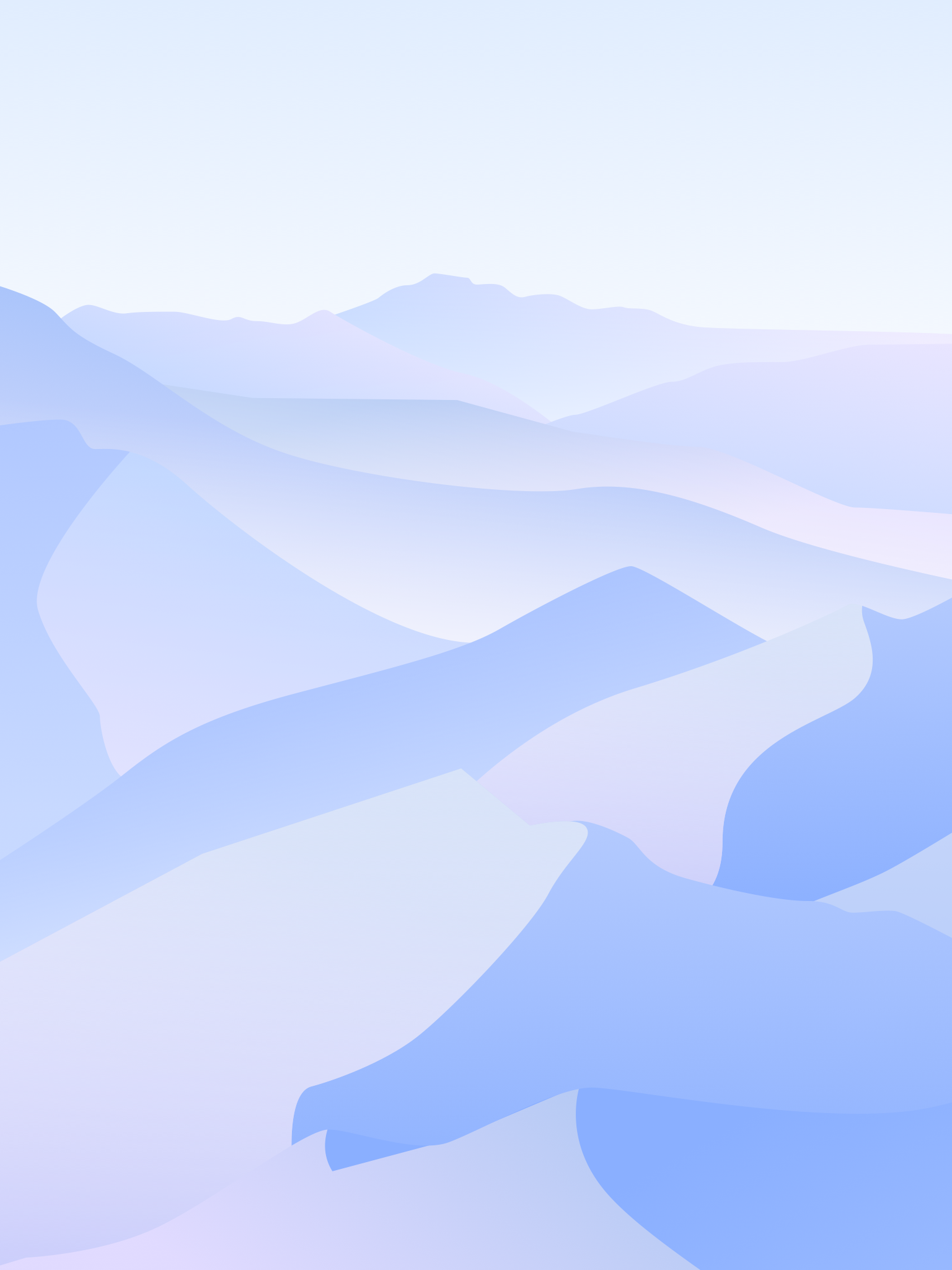 Minimalist Ice landscape Wallpaper