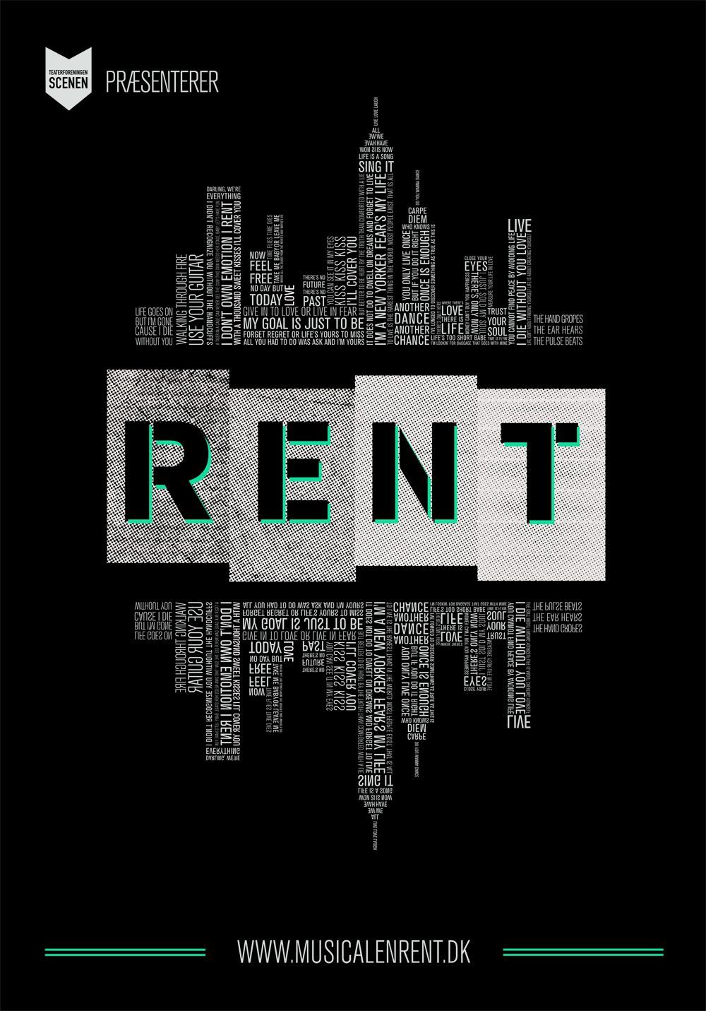 rent musical musical, Rent musical poster