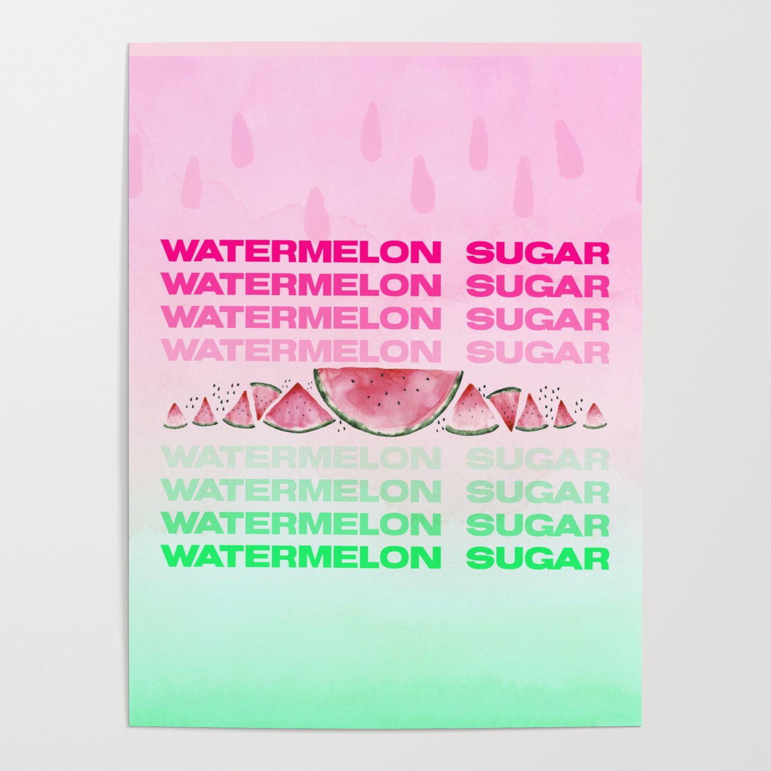 Watermelon Sugar Styles Poster