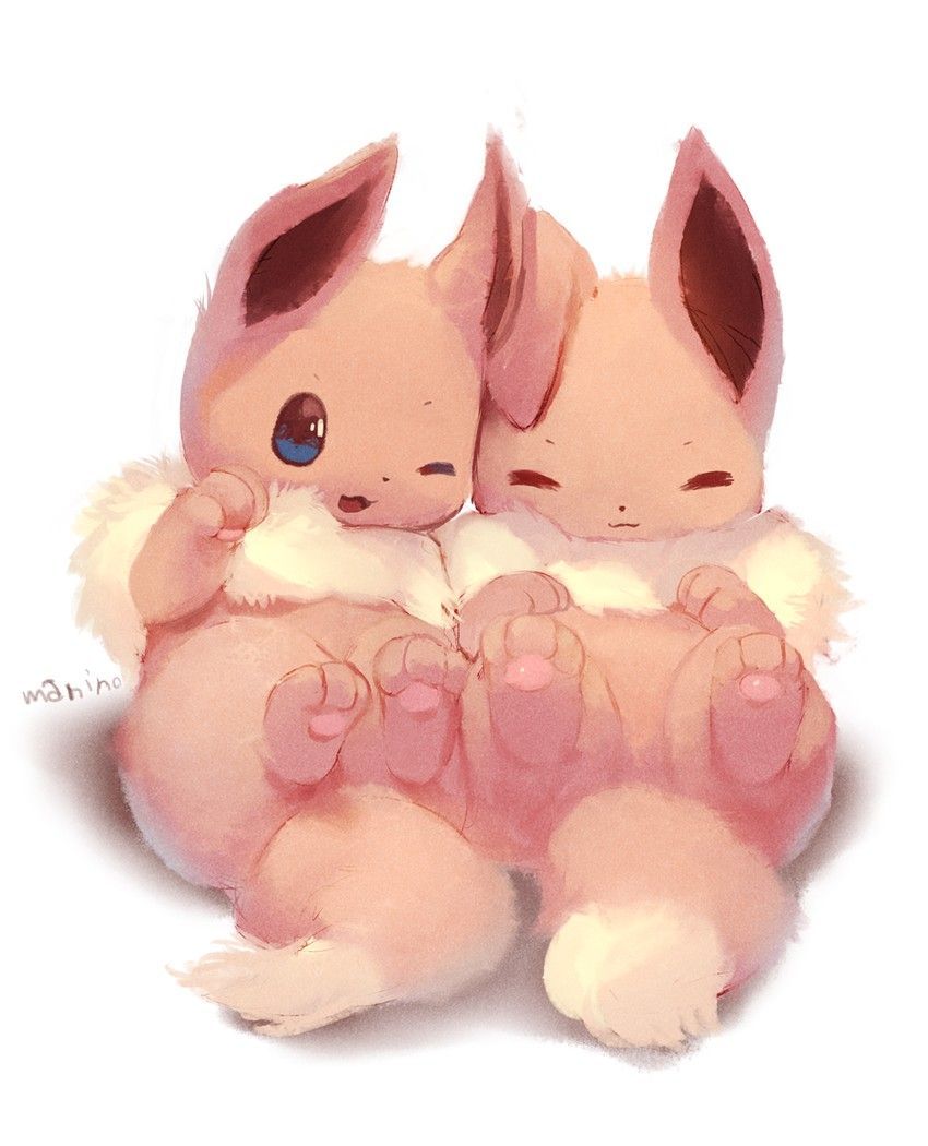 Eevee (by manino). Eevee cute, Cute pokemon, Cute