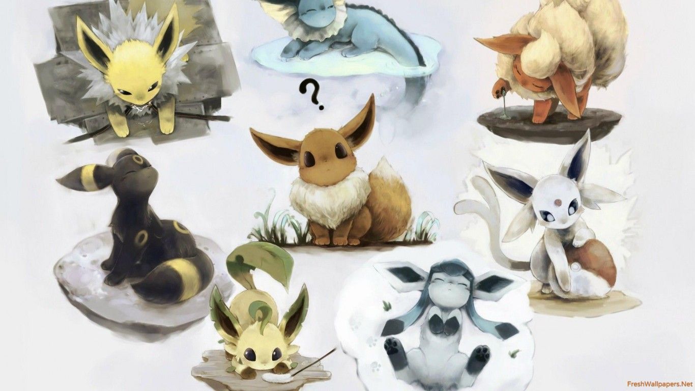 Eevee Look Alikes Pokemon Wallpaper Umbreon Pokemon