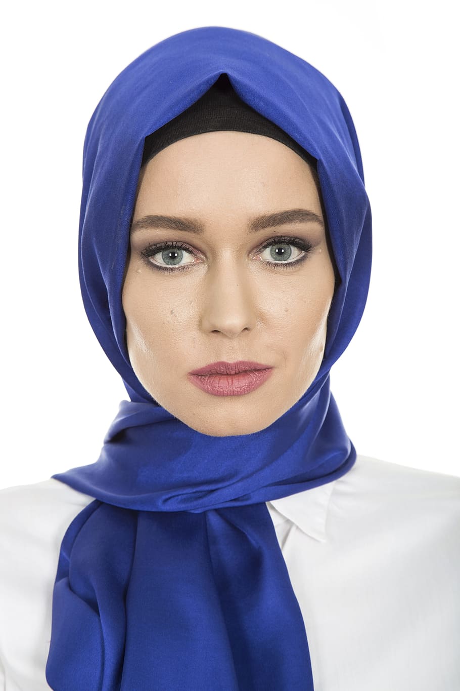 HD wallpaper: hijab, head cover, hair, scarf, women's, long hair