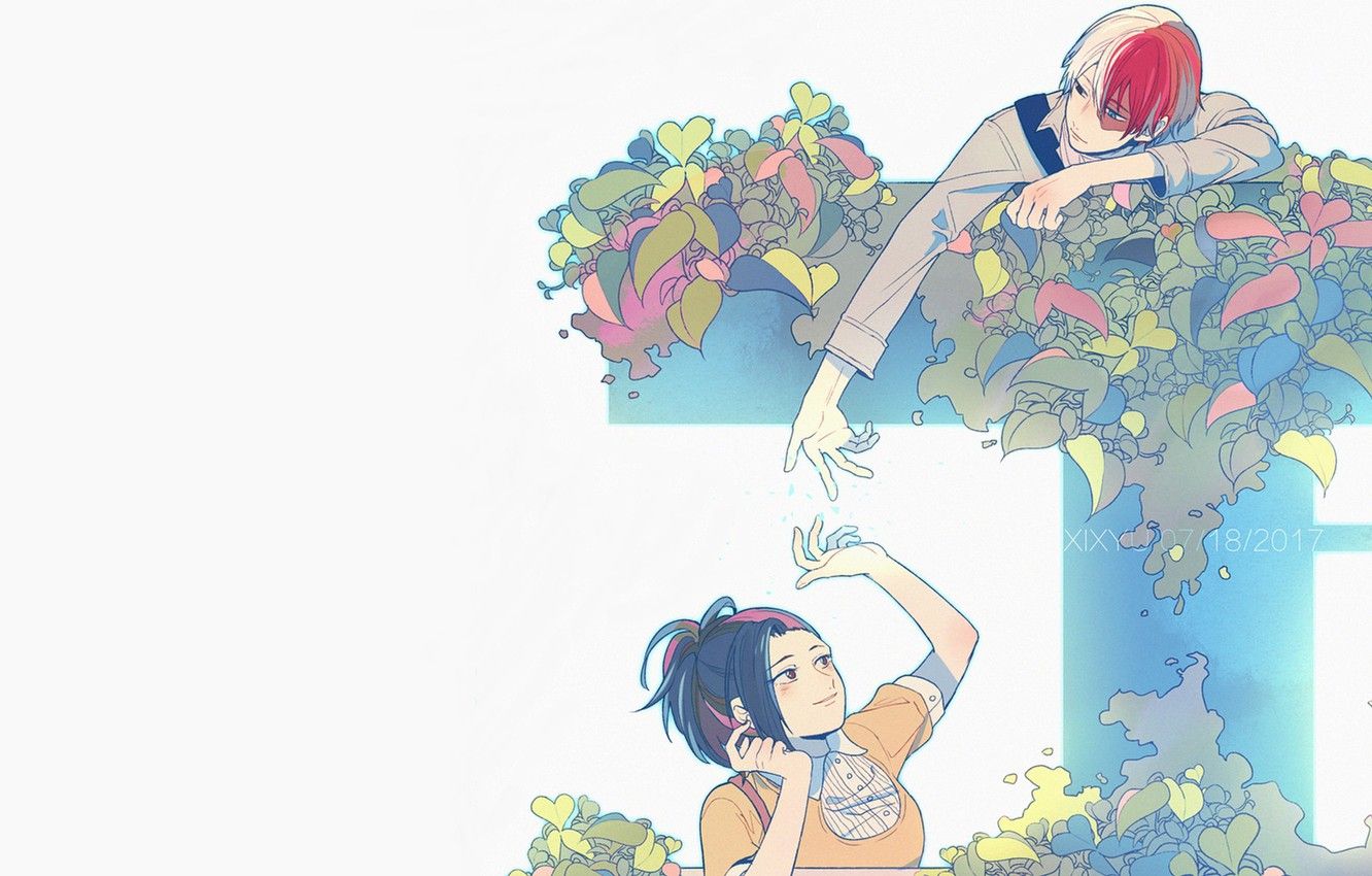 Wallpaper girl, guy, My Hero Academia, Boku No Hero Academy