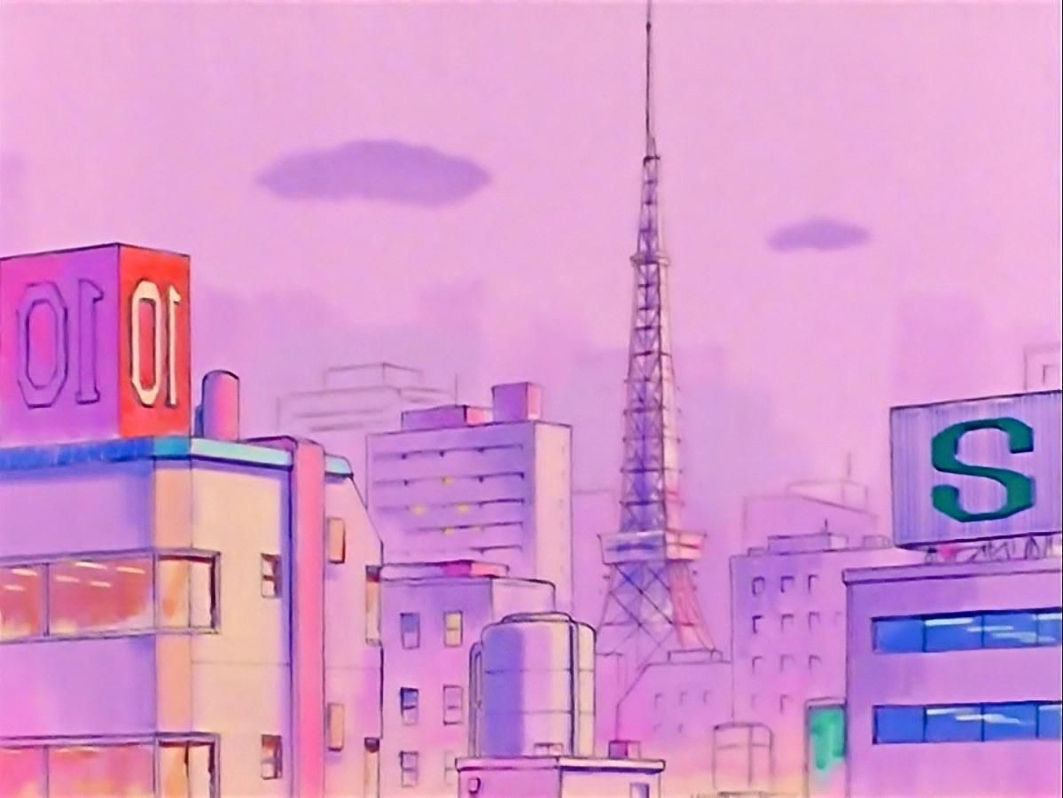 sailor moon on Twitter. Sailor moon aesthetic, Sailor moon background, Anime city
