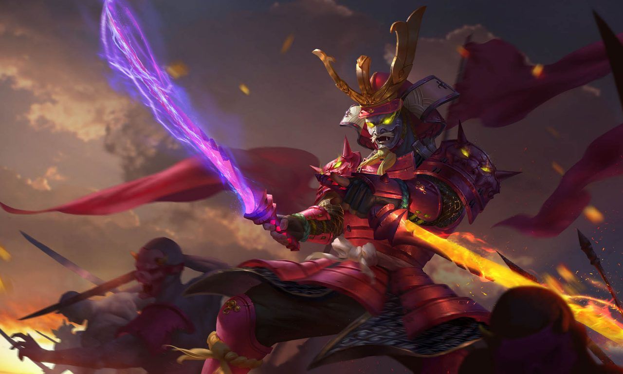King Of Glory Onimusha Macross Fighter Red Iron Armor, Magic