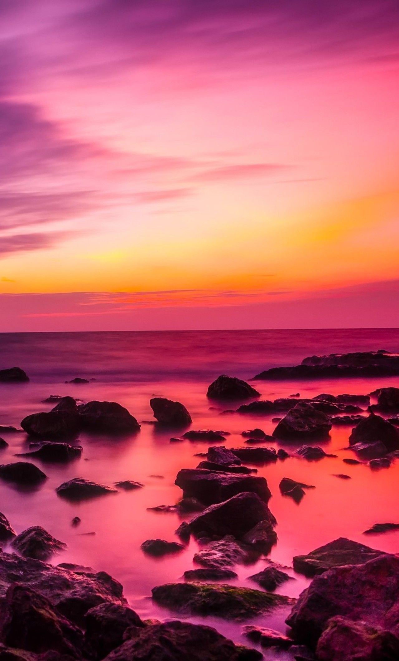 Turkey Sunset Dusk Sky Clouds Rocks iPhone HD 4k