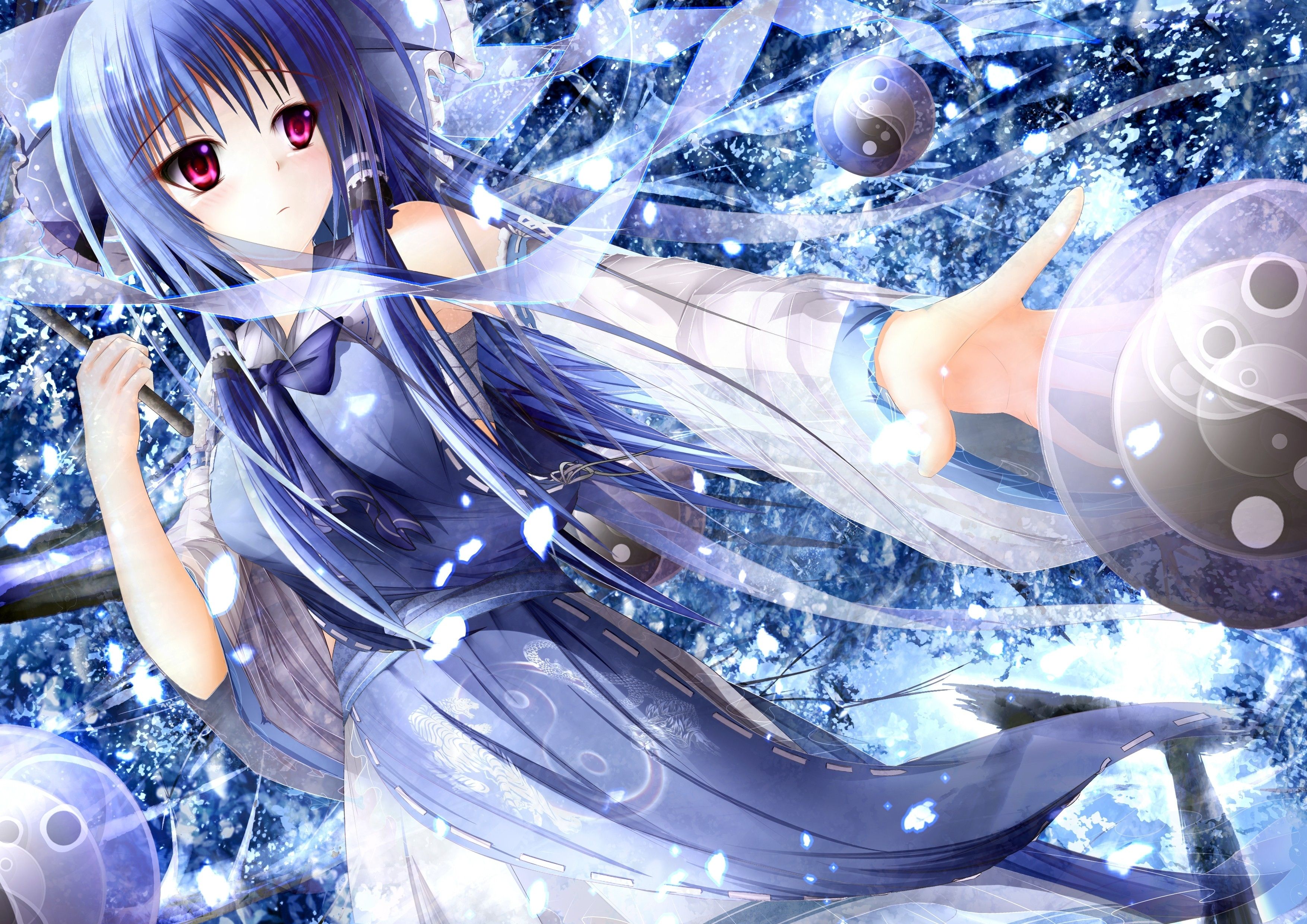 Anime Girls Blue Dress Wallpapers - Wallpaper Cave