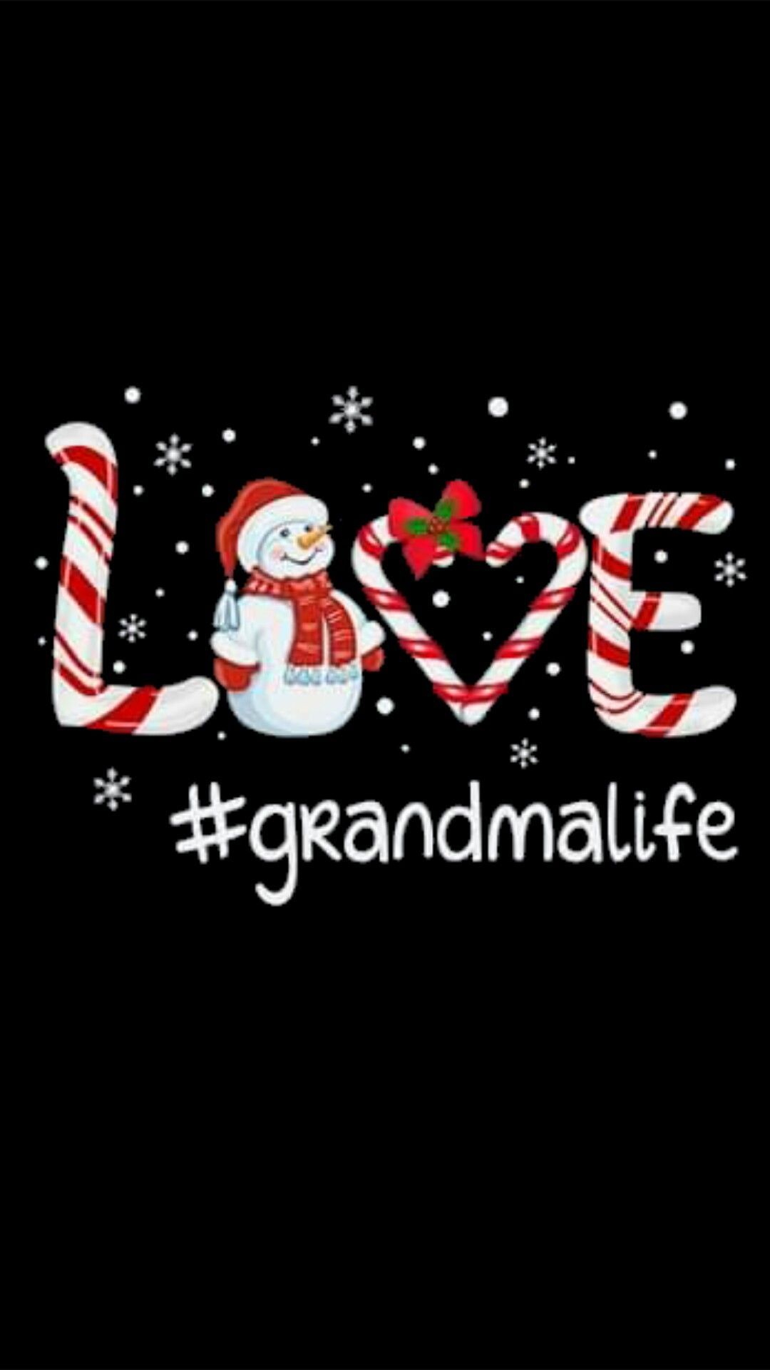 Christmas iPhone Wallpaper. Grandma