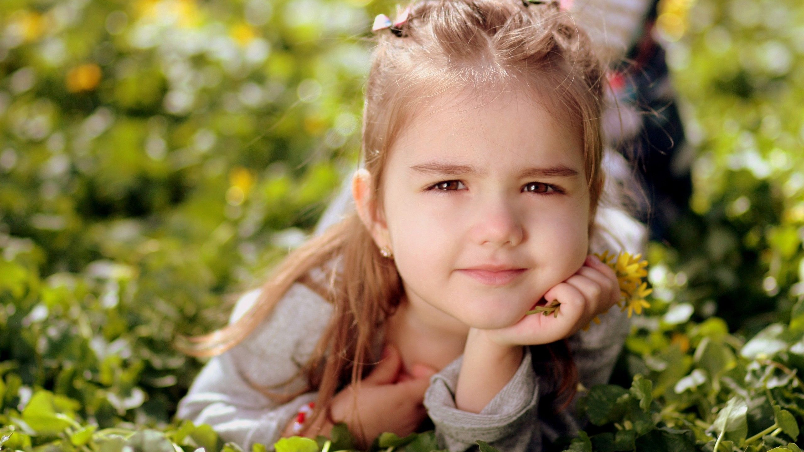 Cute Kid Girl Toddler 1440P Resolution HD 4k Wallpaper
