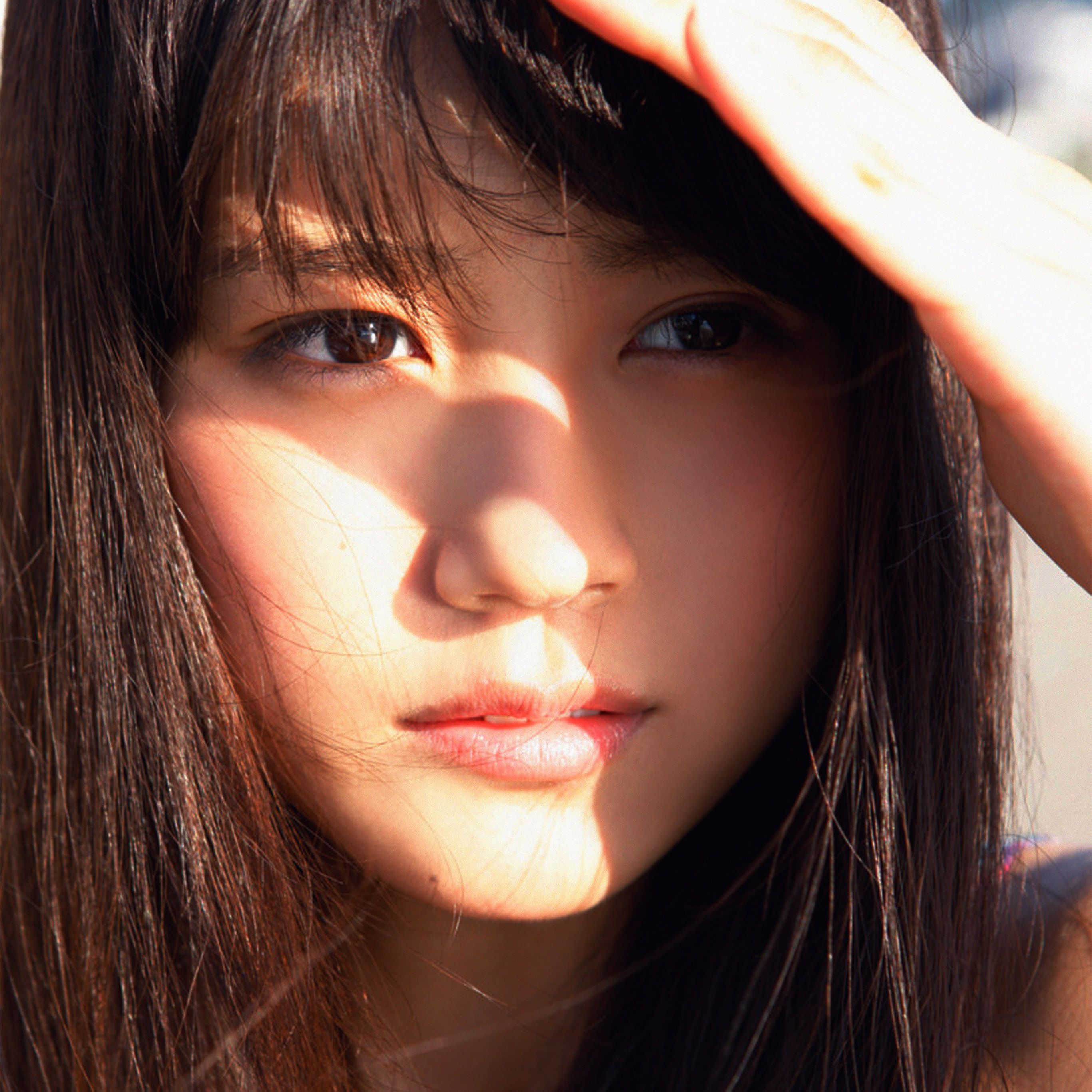Arimura Kasumi Cute Japan Girl Face Summer Wallpaper