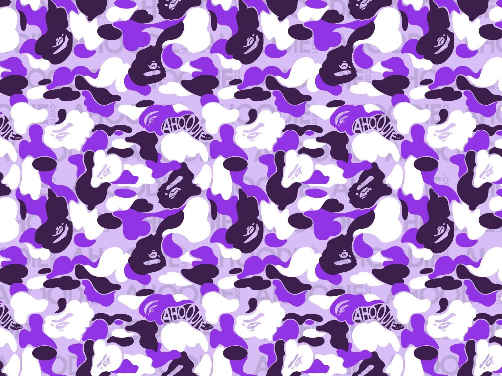 Hd Wallpaper Purple Camo Background