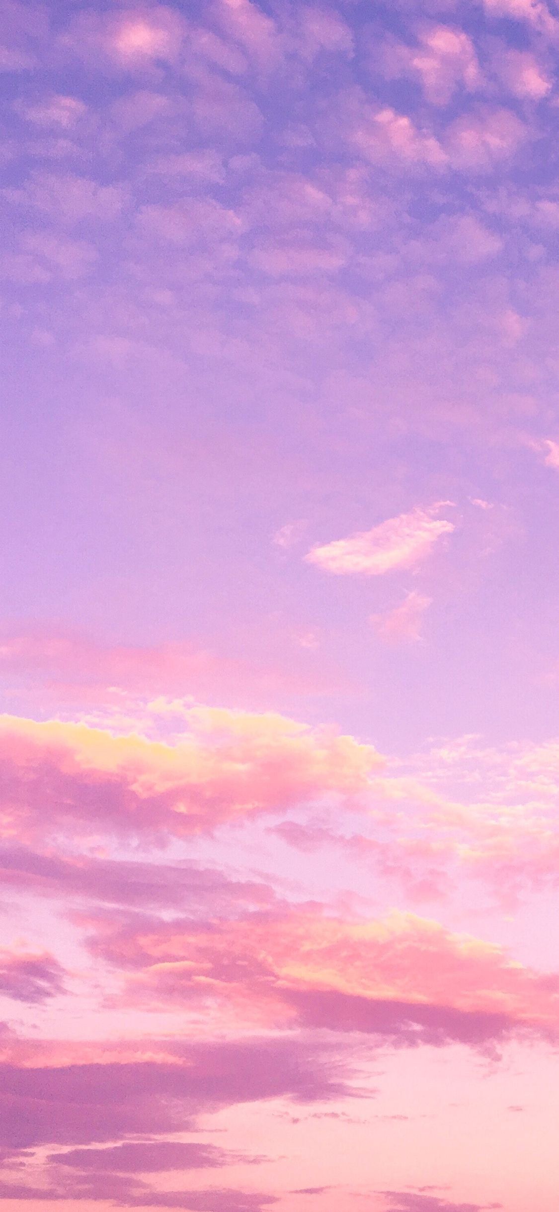 Purple Pink Sky Phone Wallpaper