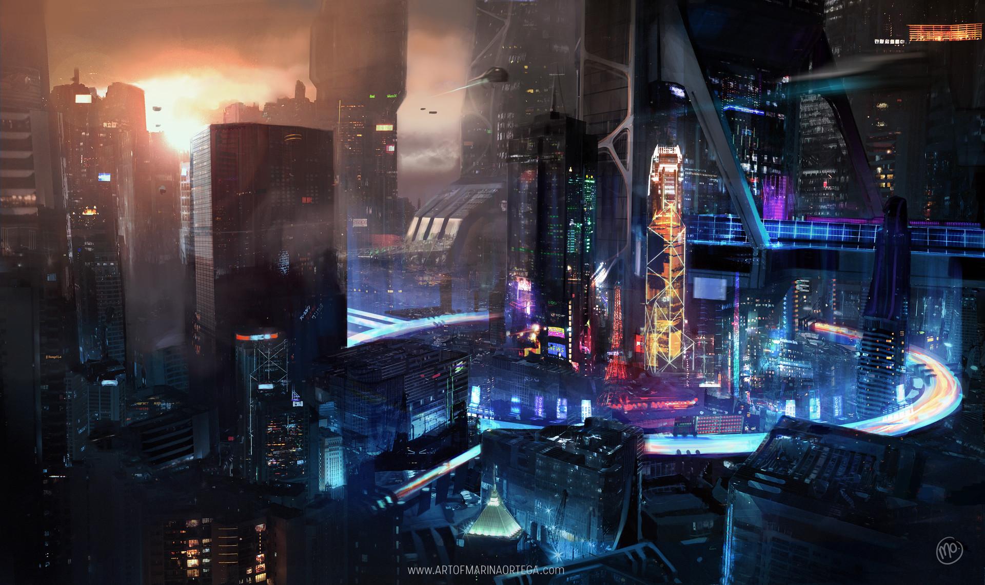 Desktop wallpaper 1080p - Cyberpunk