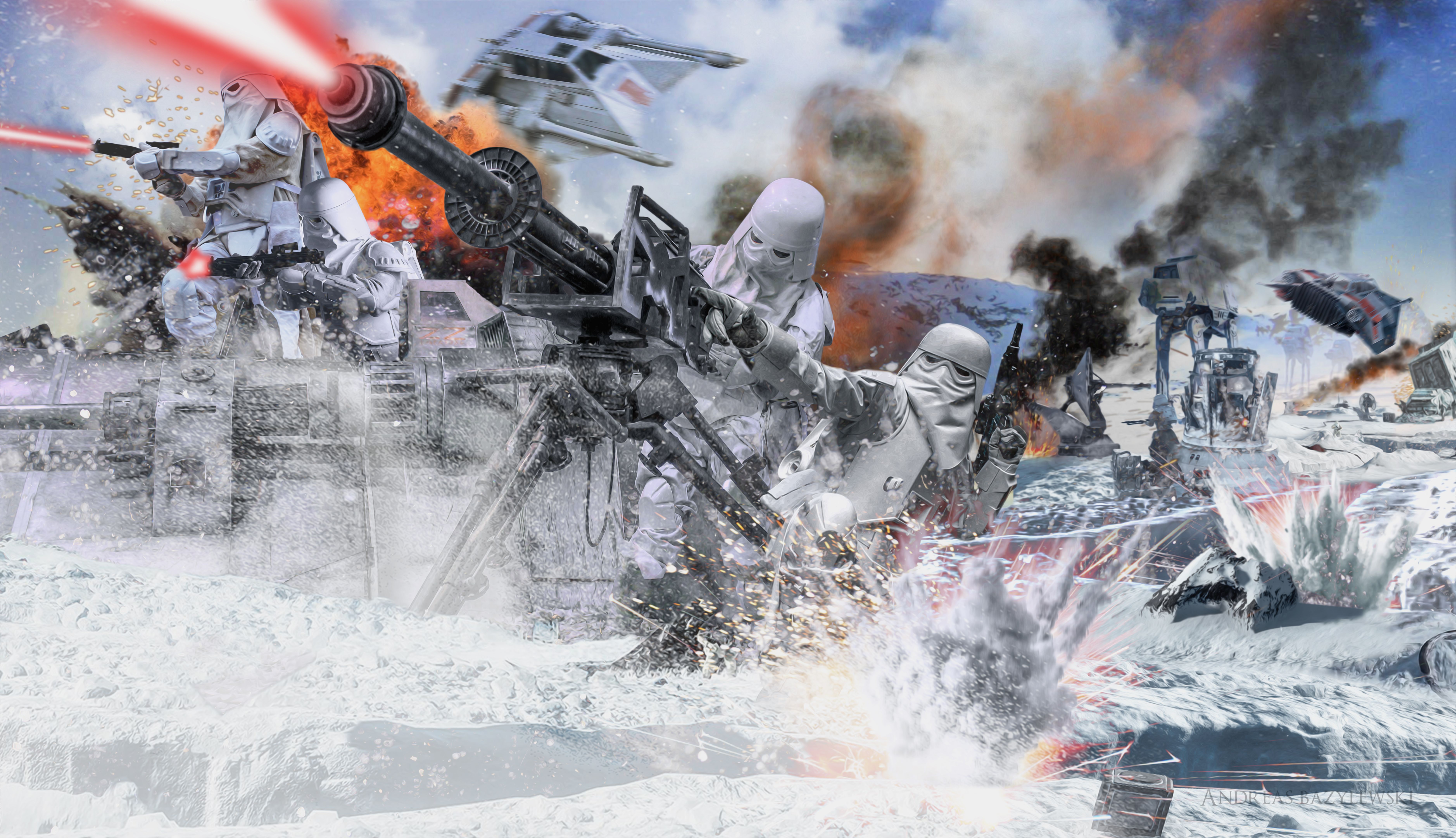 Free download Star Wars Battle of Hoth 5k Retina Ultra HD