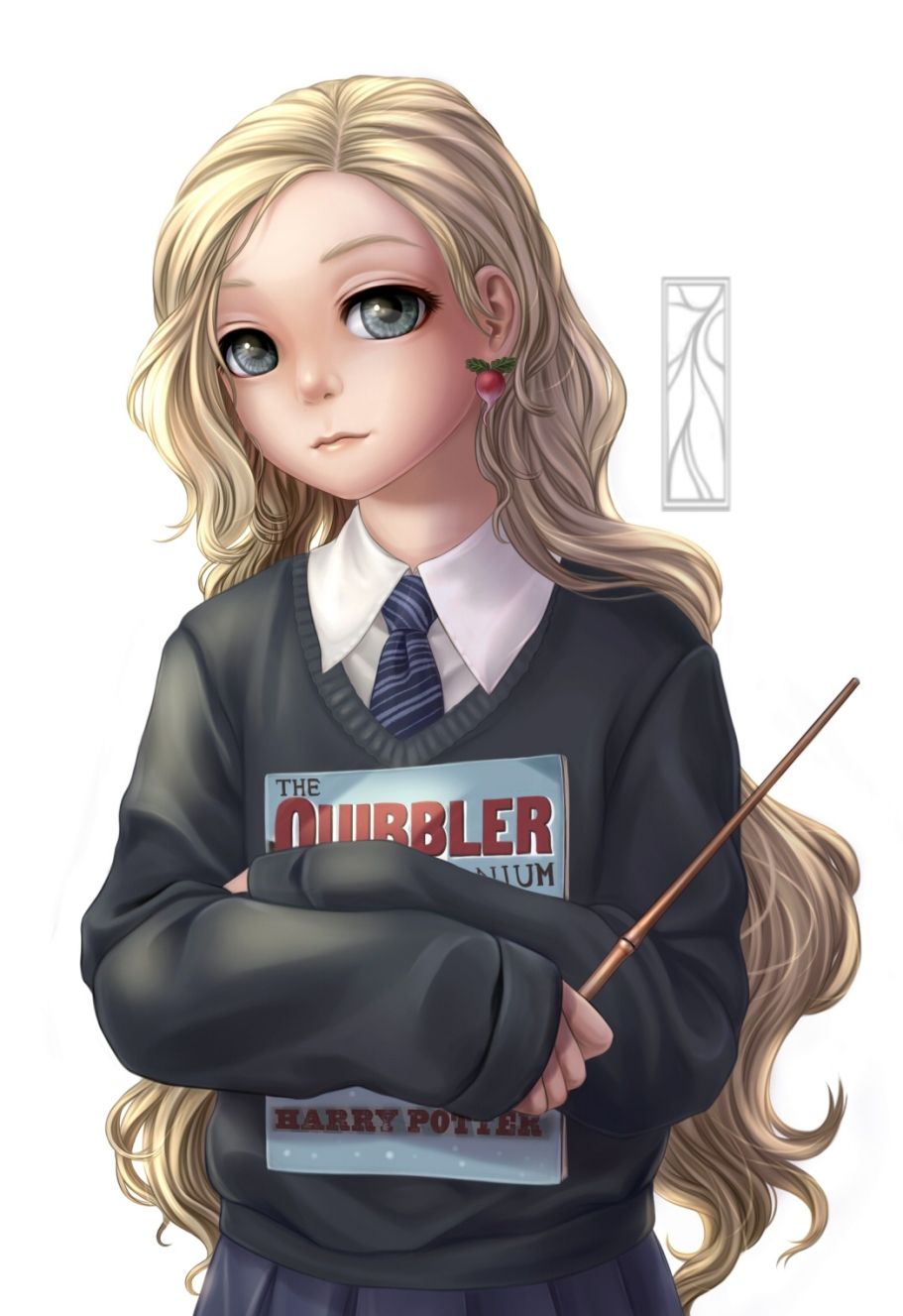 Luna Lovegood Anime Image Board. Harry potter art