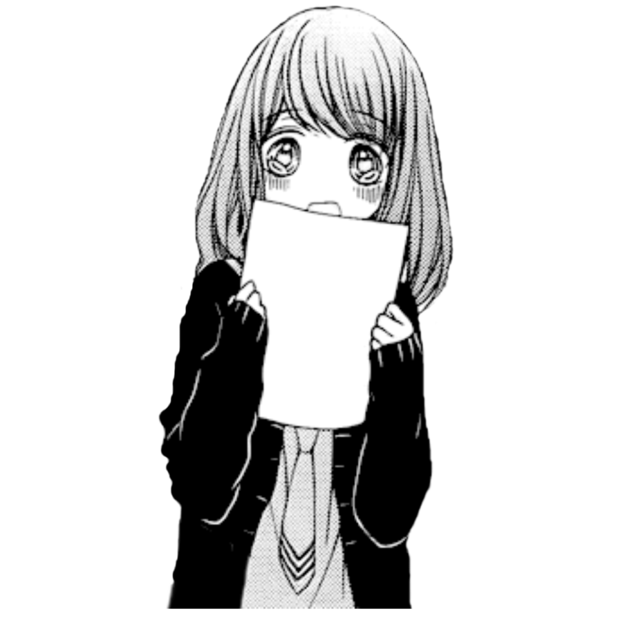 Sad Anime Girl Drawing