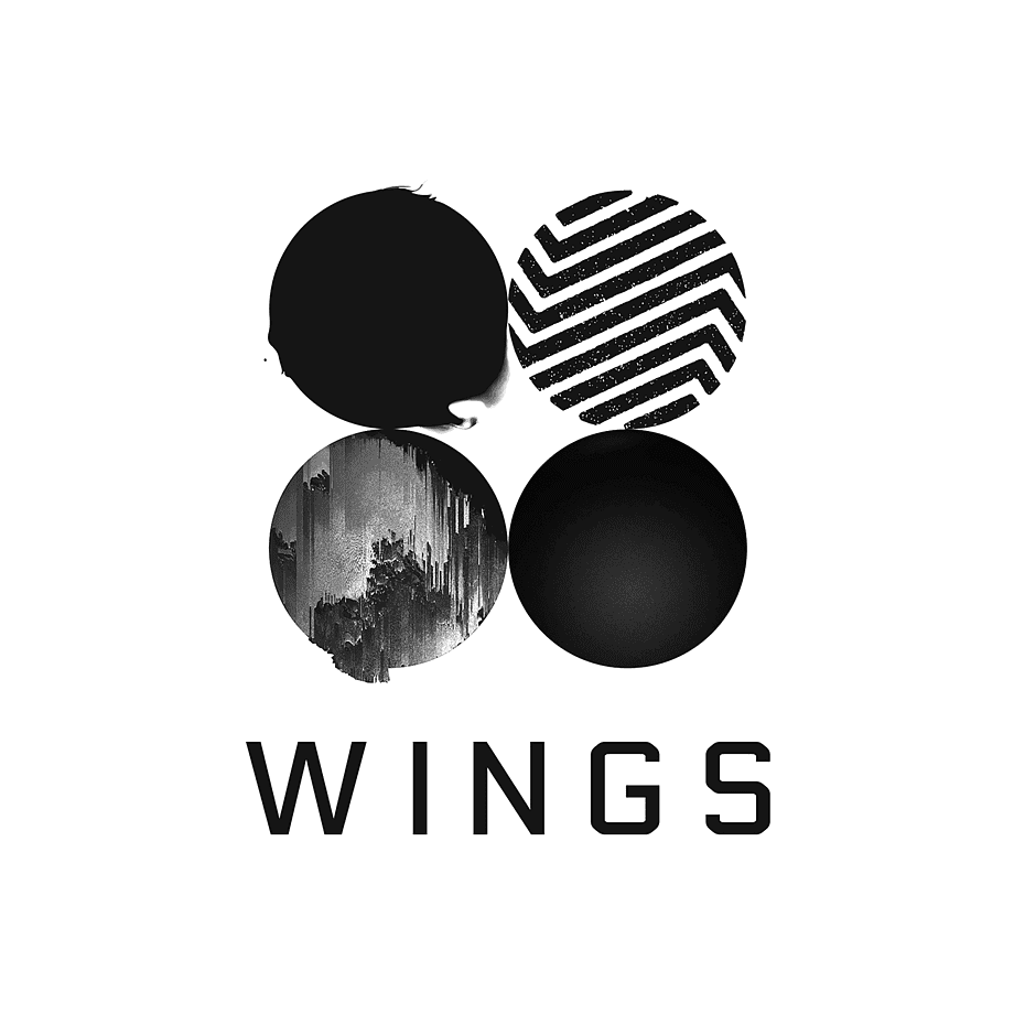 Wings Logo, BTS Wings Album Love Yourself: Her K Pop, Cover, Text