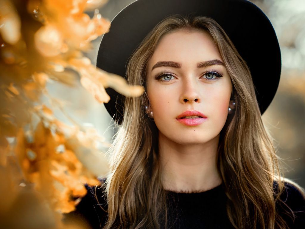 Black clothing, blonde, outdoor, woman wallpaper, HD image, picture, ff2a63. Autumn photography portrait, Photography posing guide, Autumn photography