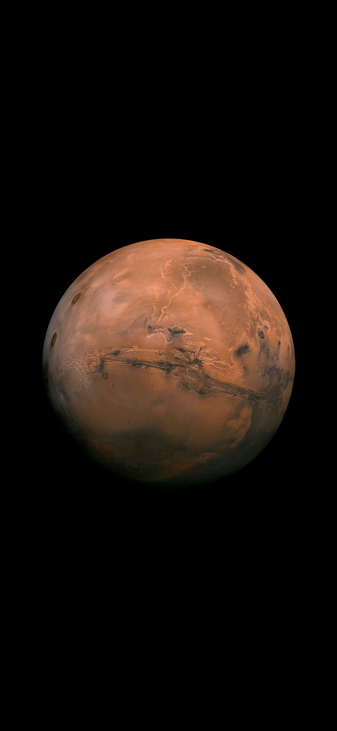 Mars Red Dark Minimal Art Space Planet Wallpaper