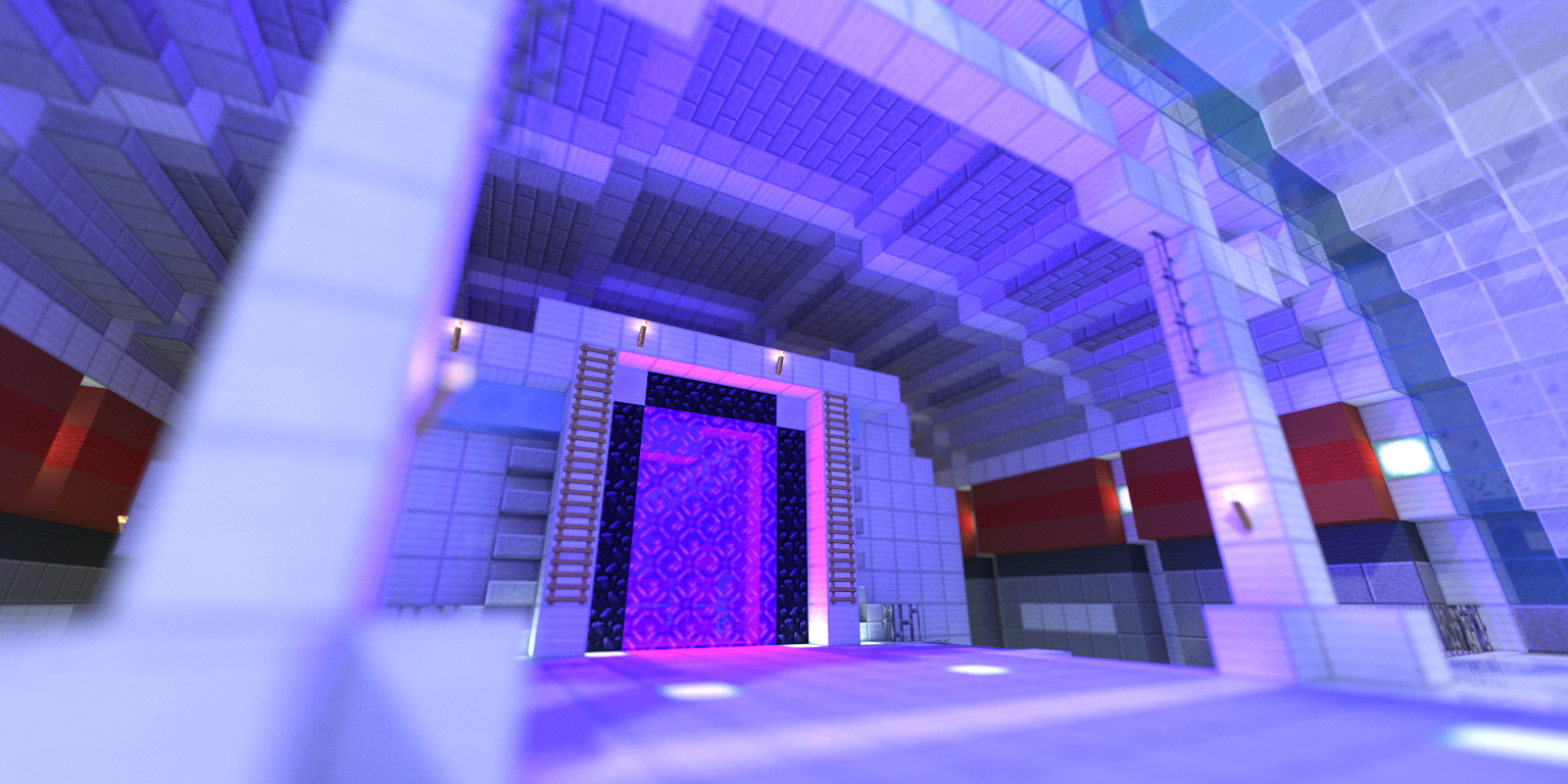 Large Nether Portal Room (HermitCraft Season 3 World Download)