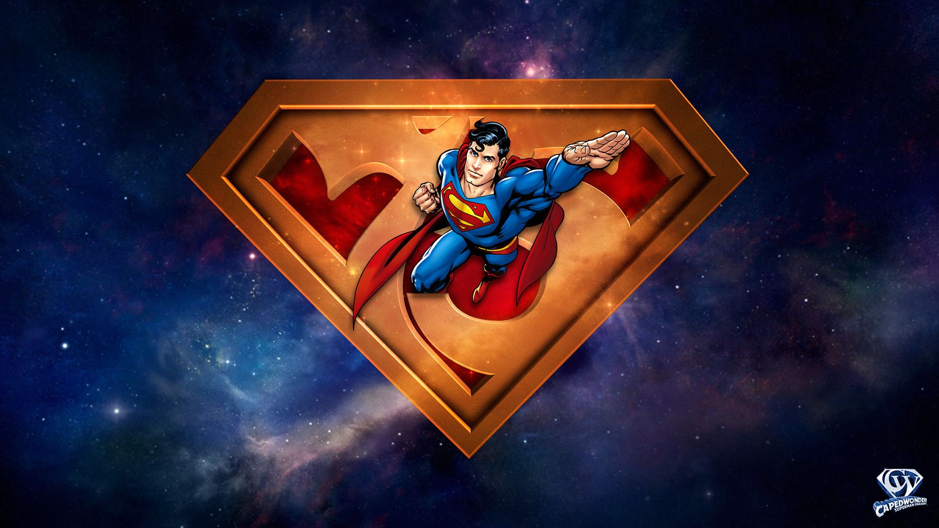 Superman 75th Anniversary Wallpaper. CapedWonder Superman Imagery