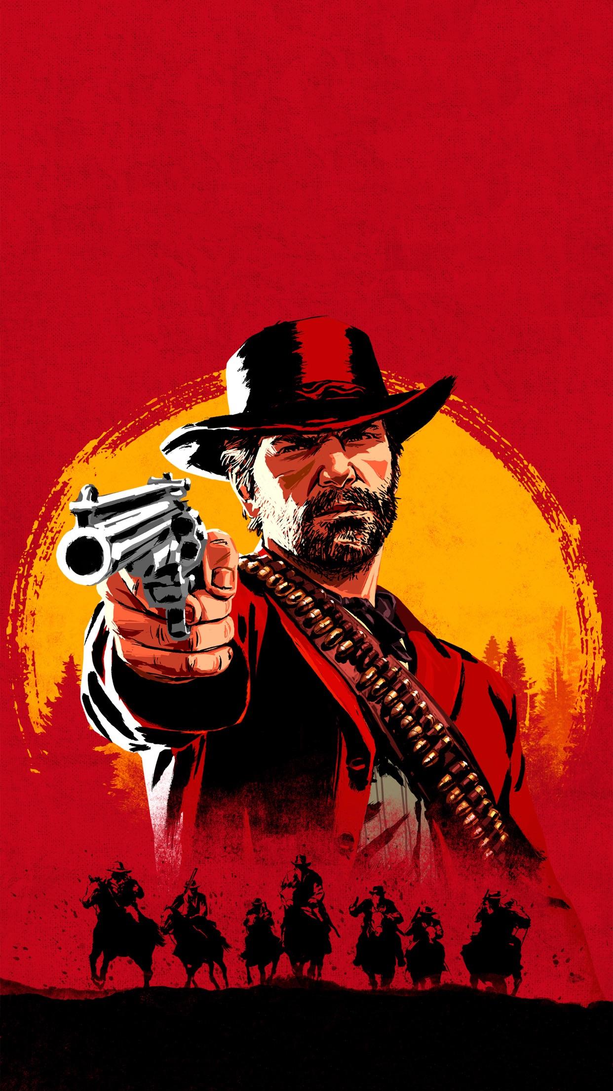 red dead redemption 2 phone wallpaper