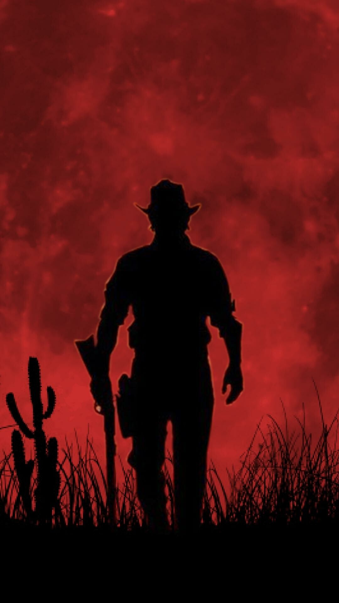 Download Nighttime Red Dead Redemption Ii Phone Wallpaper