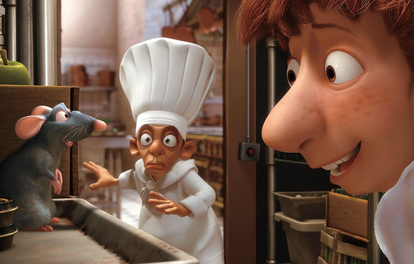 Wallpaper situation, cartoon, Ratatouille, pantry, Ratatouille
