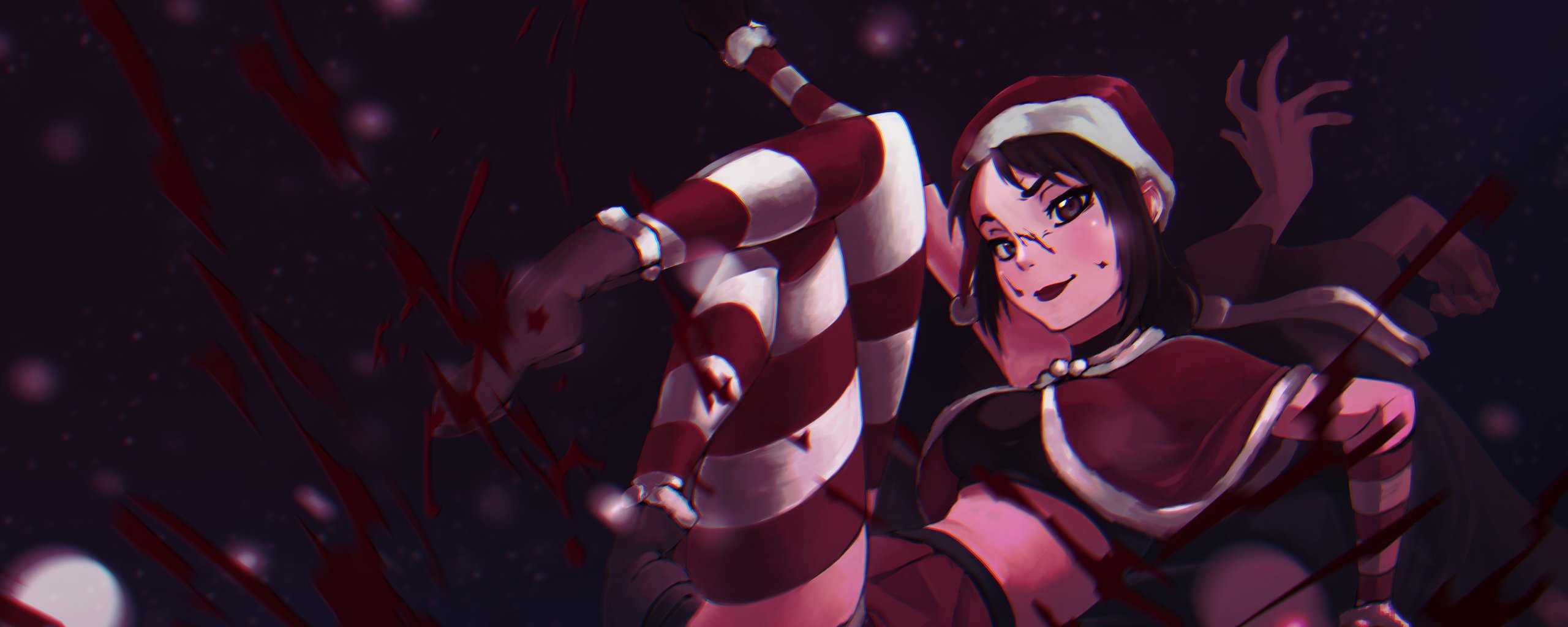 Yandere Chan HD Wallpaper (2560x1024)