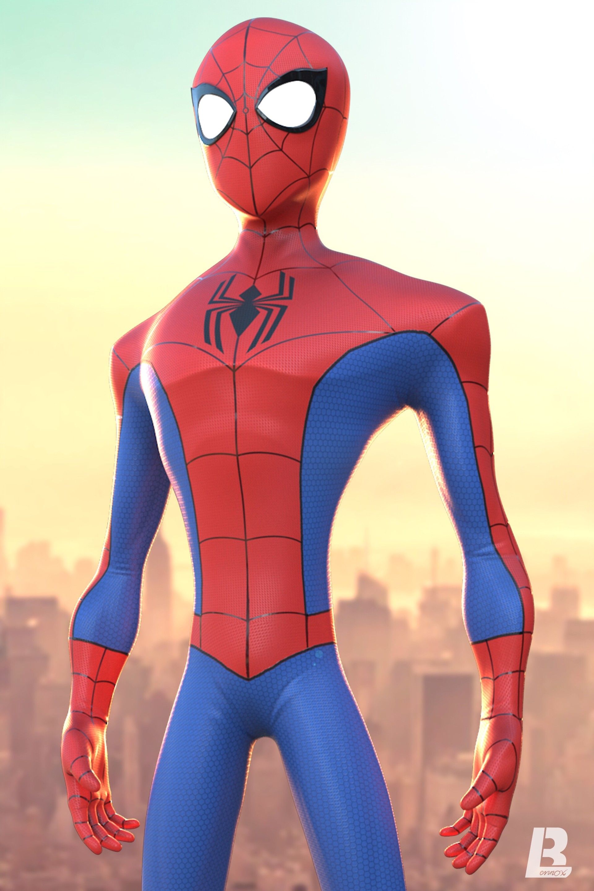 Spectacular Spider Man 3D Model, Bryce Lennox