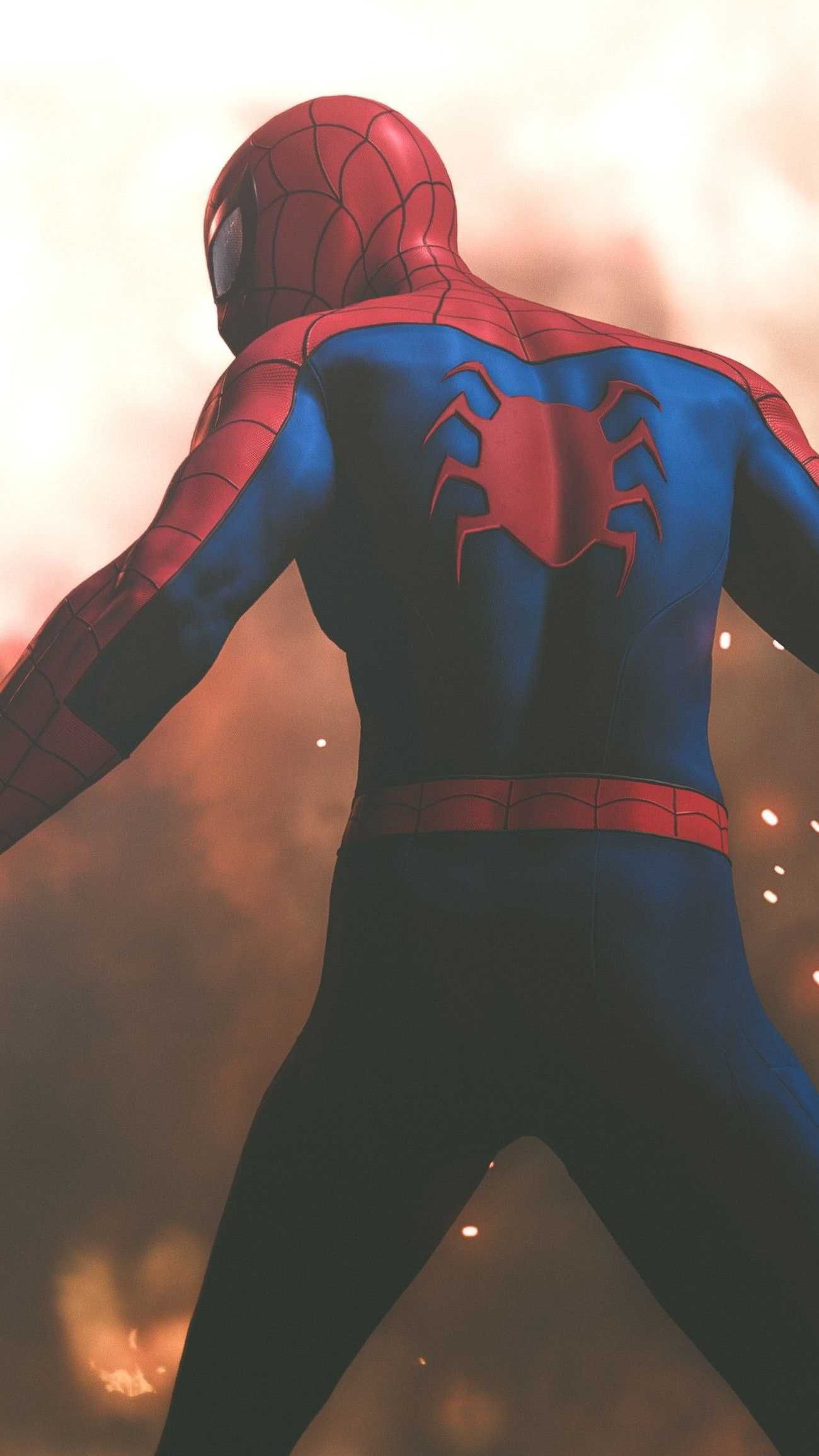 Far From Home iPhone Wallpaper. Spectacular spider man, Spiderman
